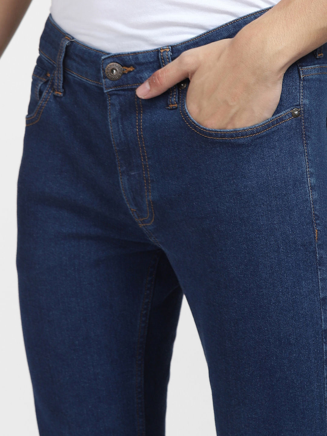 Blue Low Rise Ben Skinny Jeans