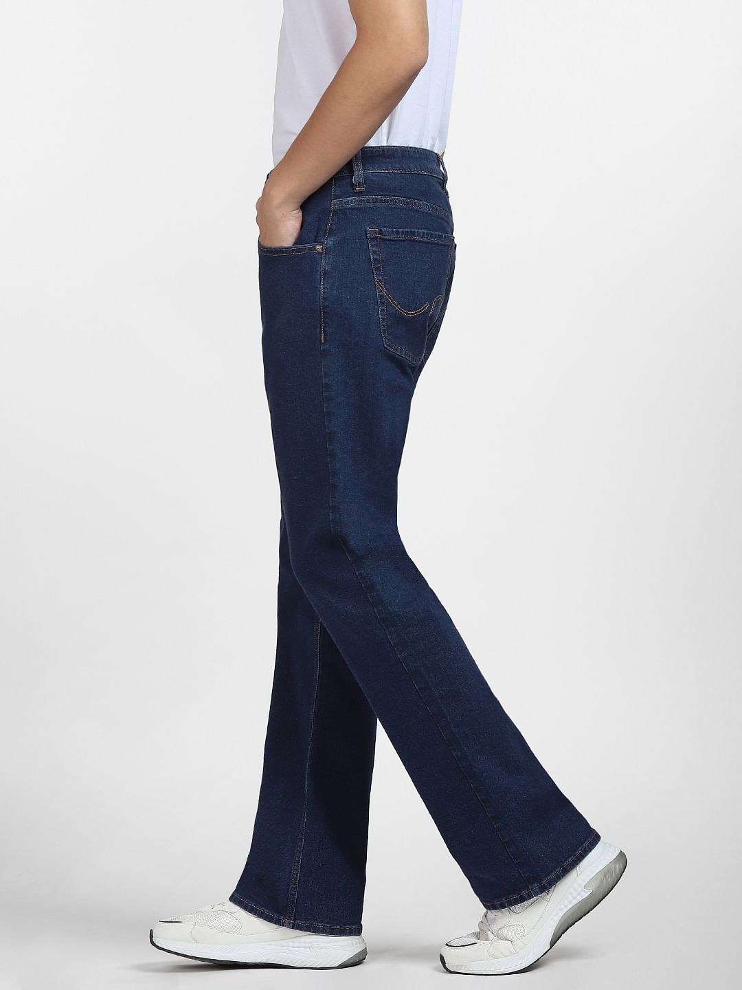 Blue High Rise Ray Bootcut Jeans