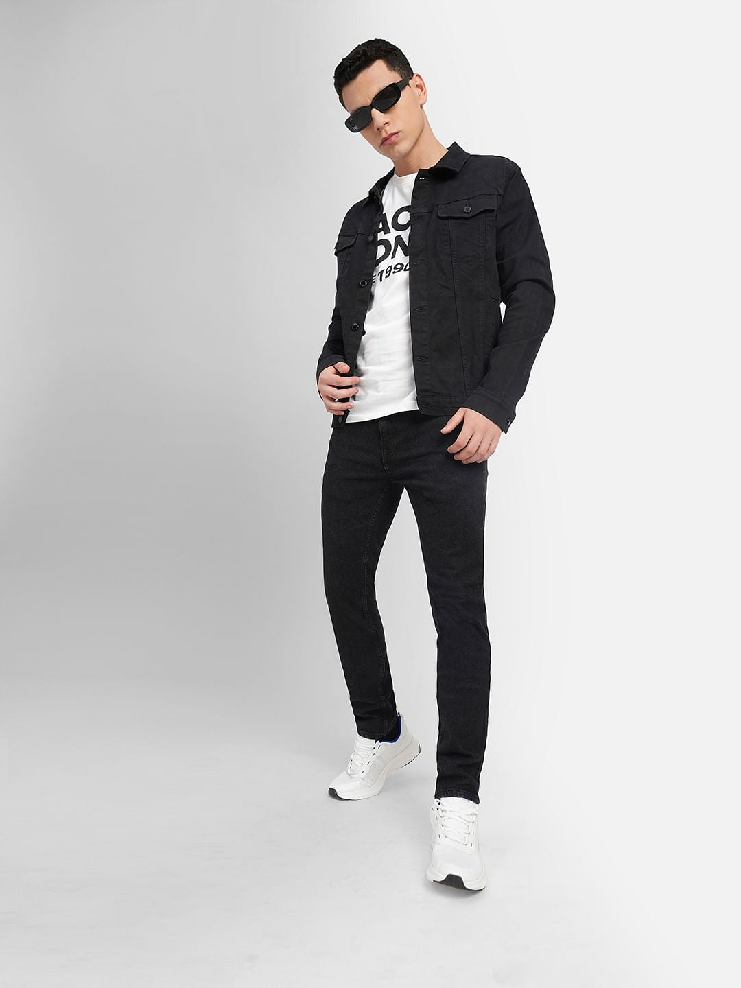 Black Low Rise Ben Skinny Fit Jeans