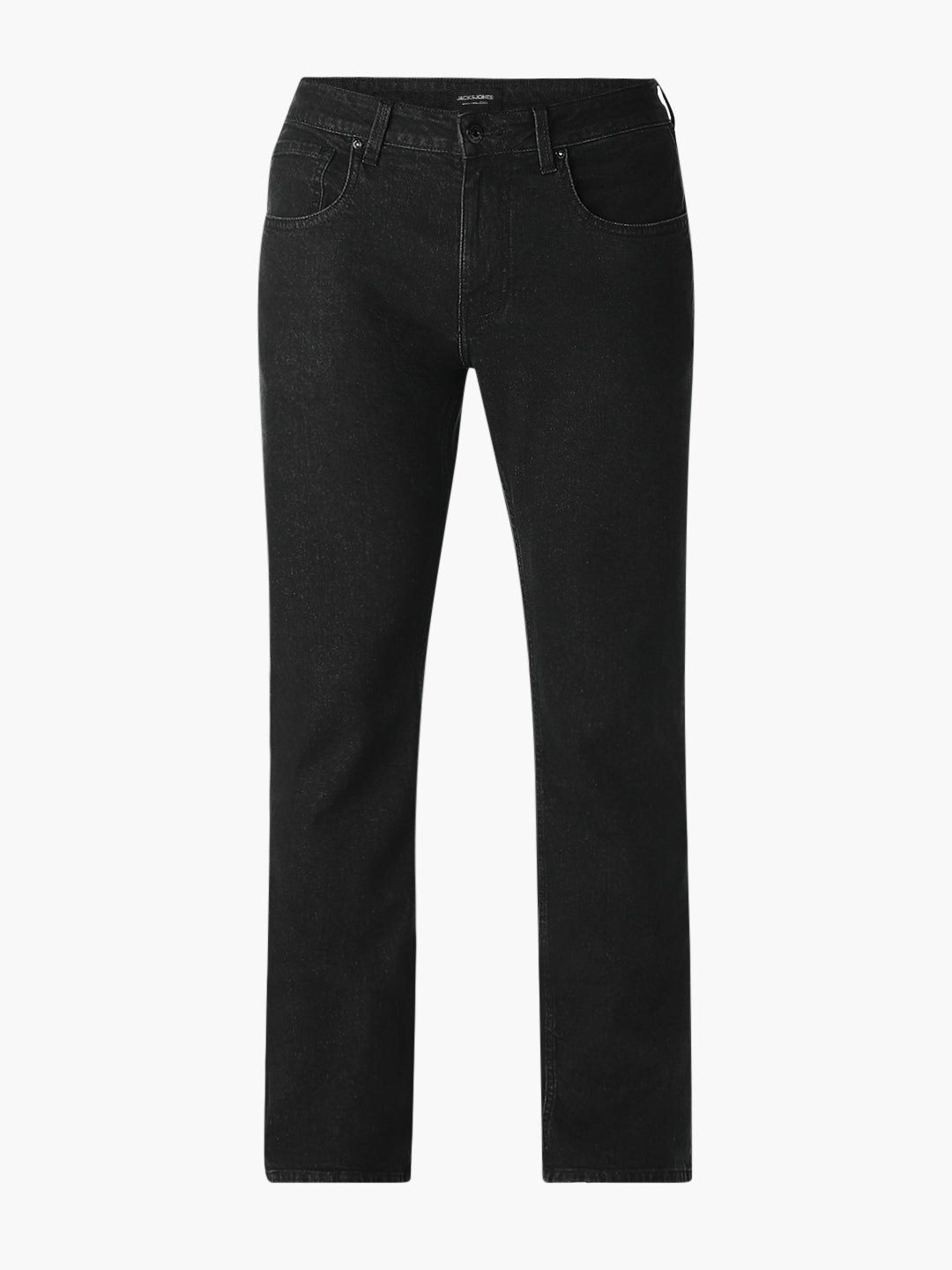 Men's Black Bootcut Low Rise Stretch Jeans