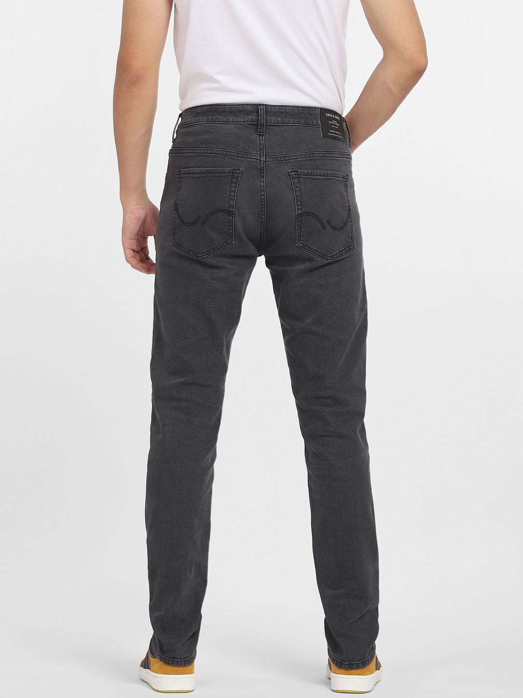 Dark Grey Low Rise Ben Skinny Jeans