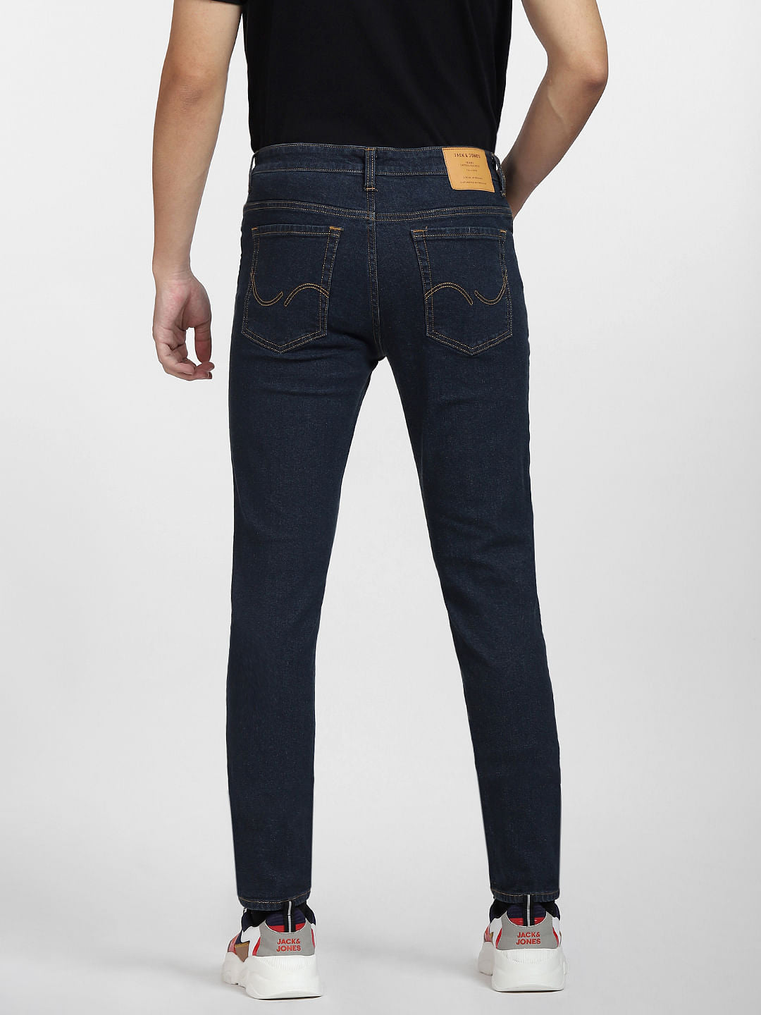 Dark Blue Low Rise Glenn Slim Fit Jeans