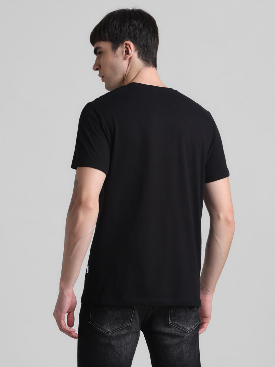 Black FRIYAY Text T-shirt