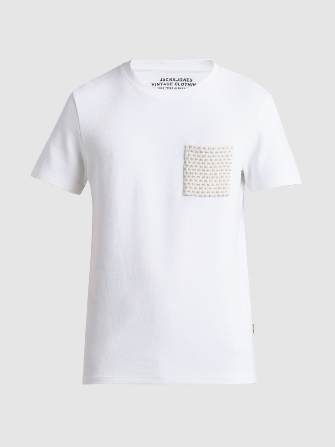 White Patch Pocket T-shirt
