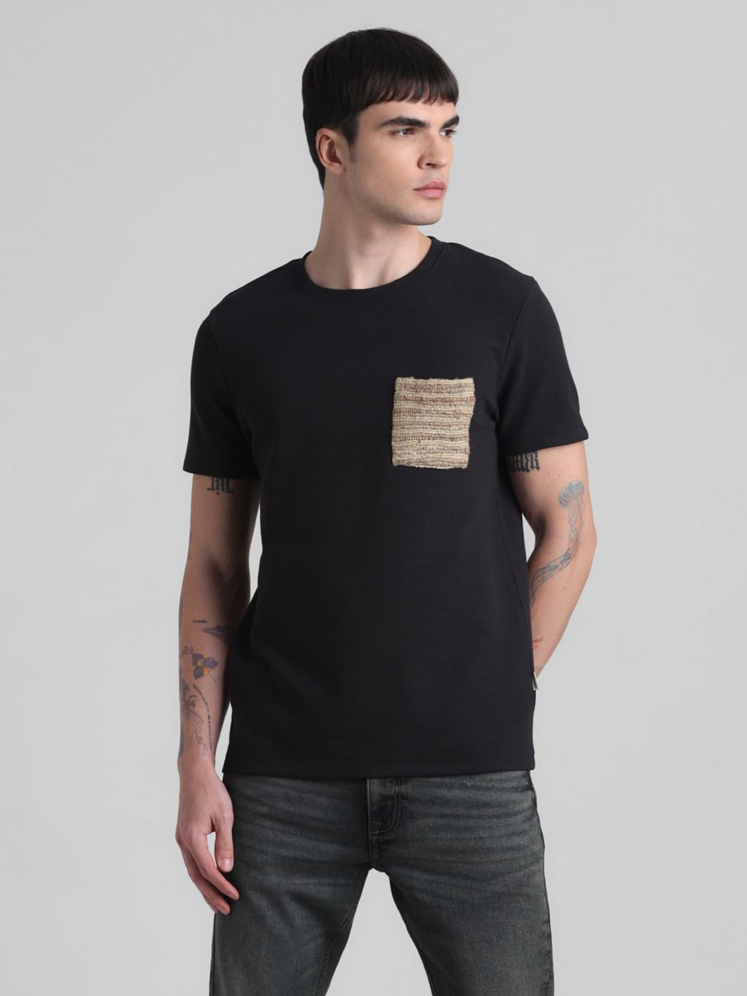 Black Patch Pocket T-shirt