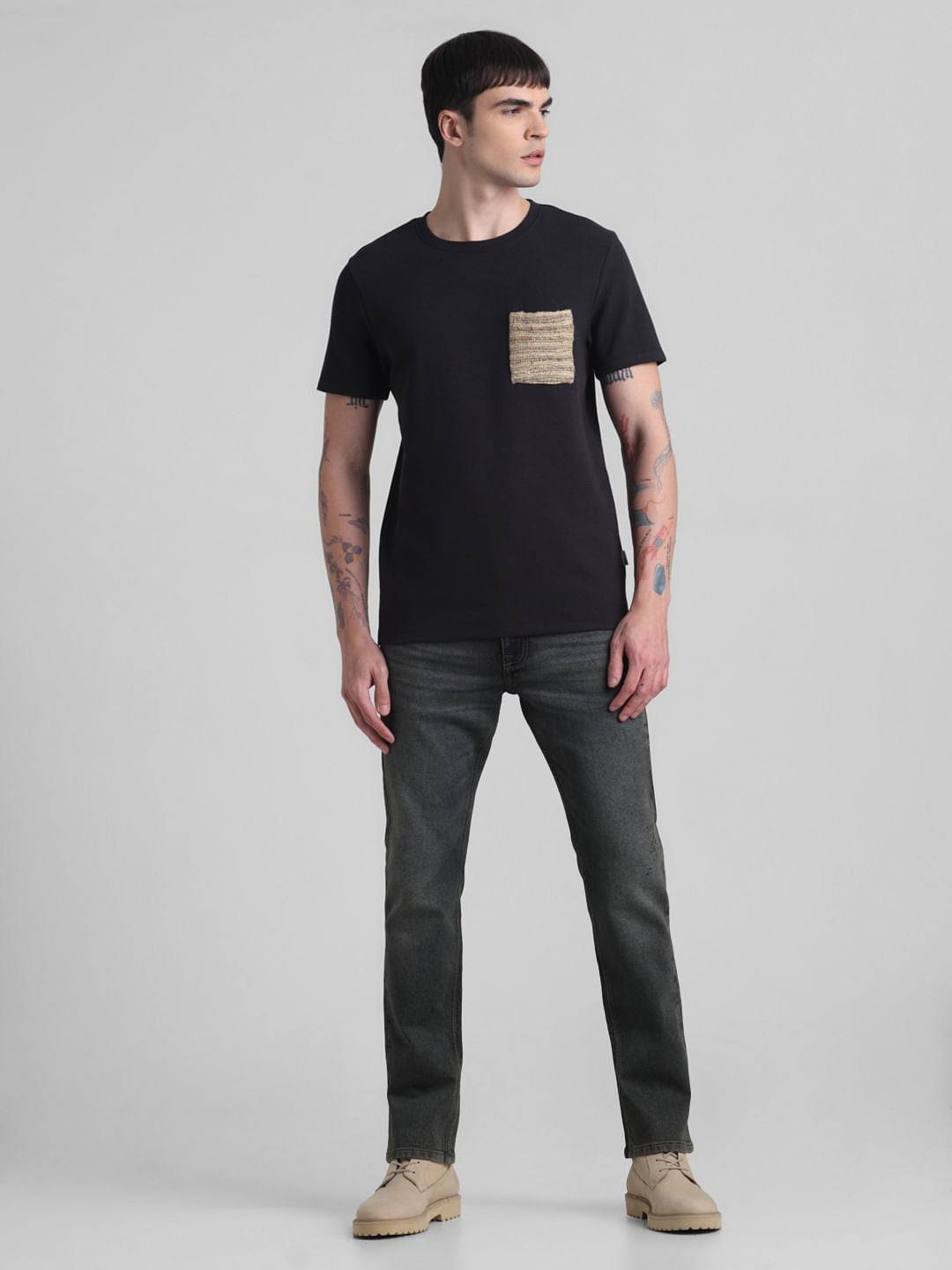 Black Patch Pocket T-shirt