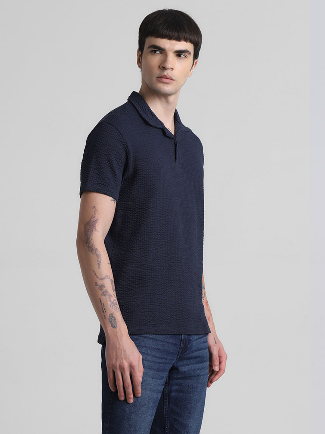 Navy Blue Polo T-shirt