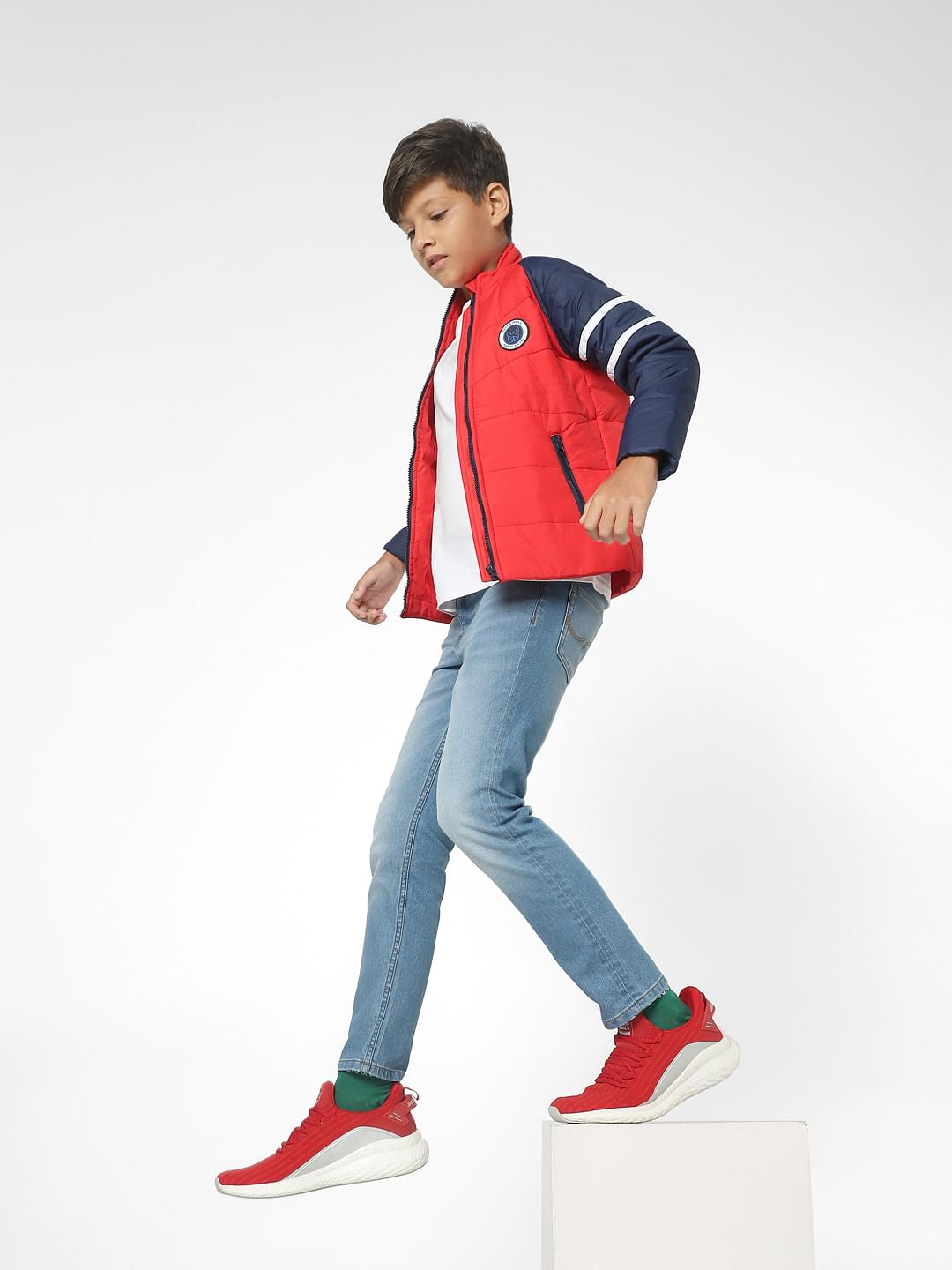 Light Blue Mid Rise Regular Jeans