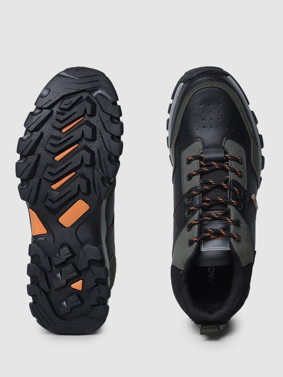 Black Lace Up Sneakers