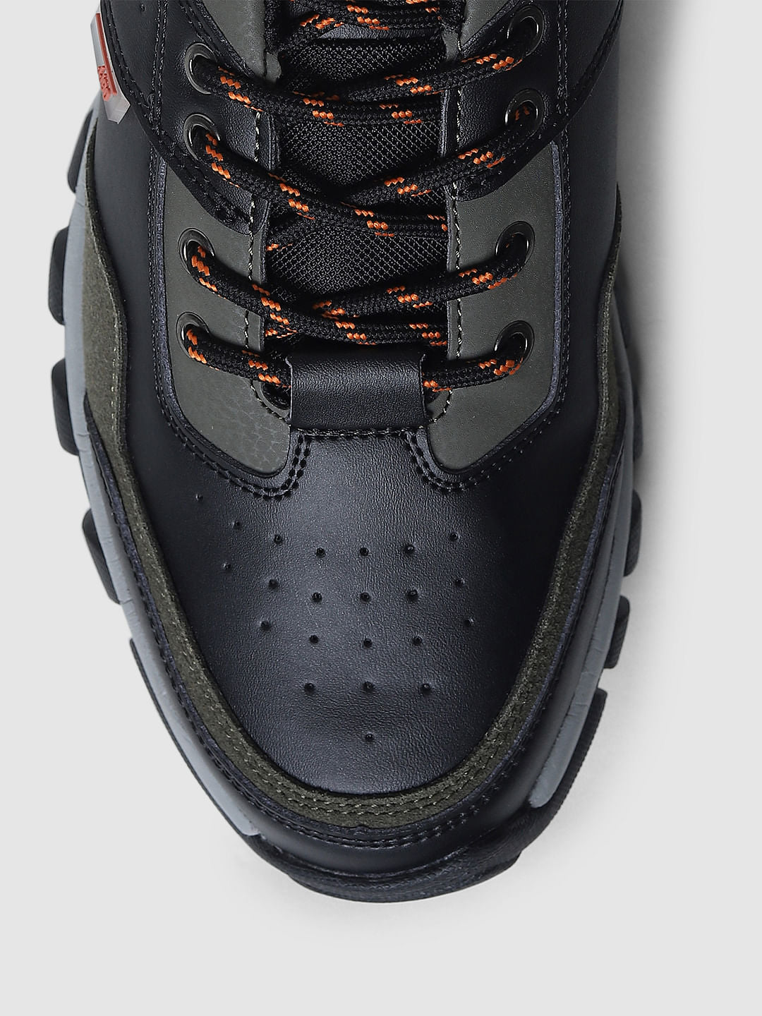 Black Lace Up Sneakers