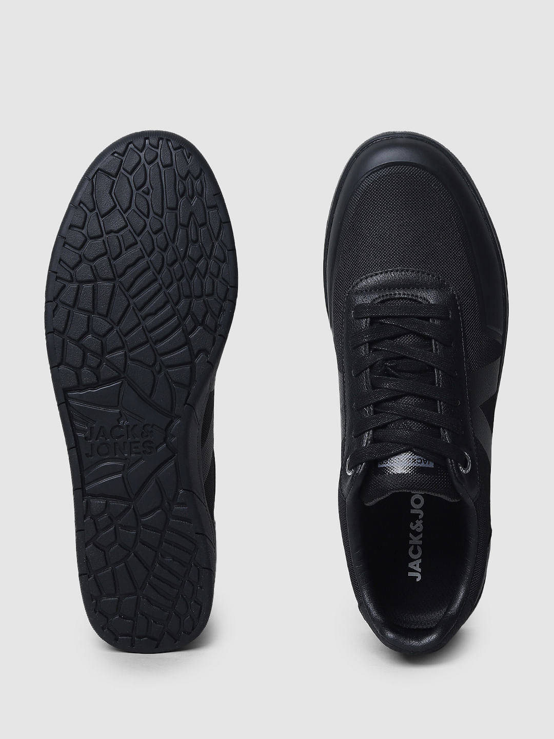 Black Mesh Sneakers