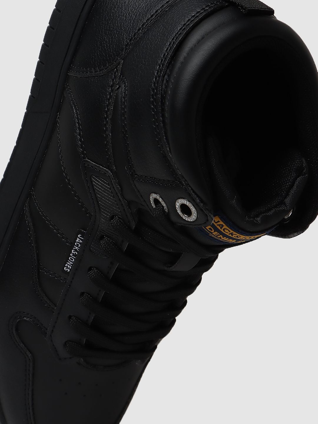 Black Hi-Top Sneakers