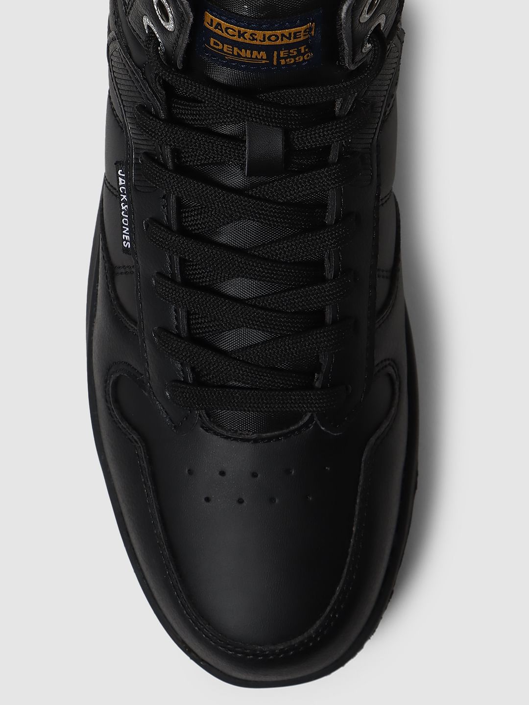 Black Hi-Top Sneakers