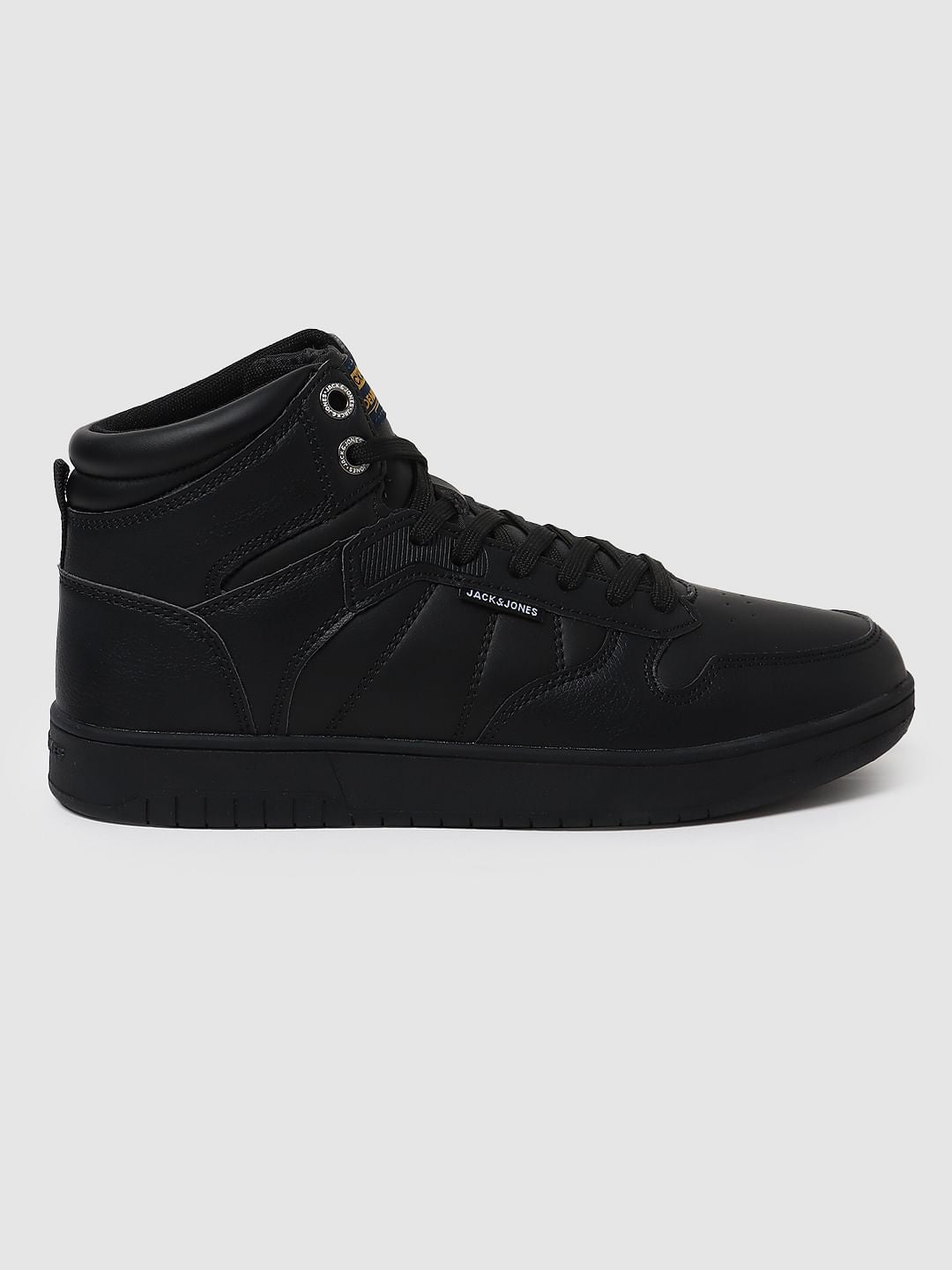 Black Hi-Top Sneakers