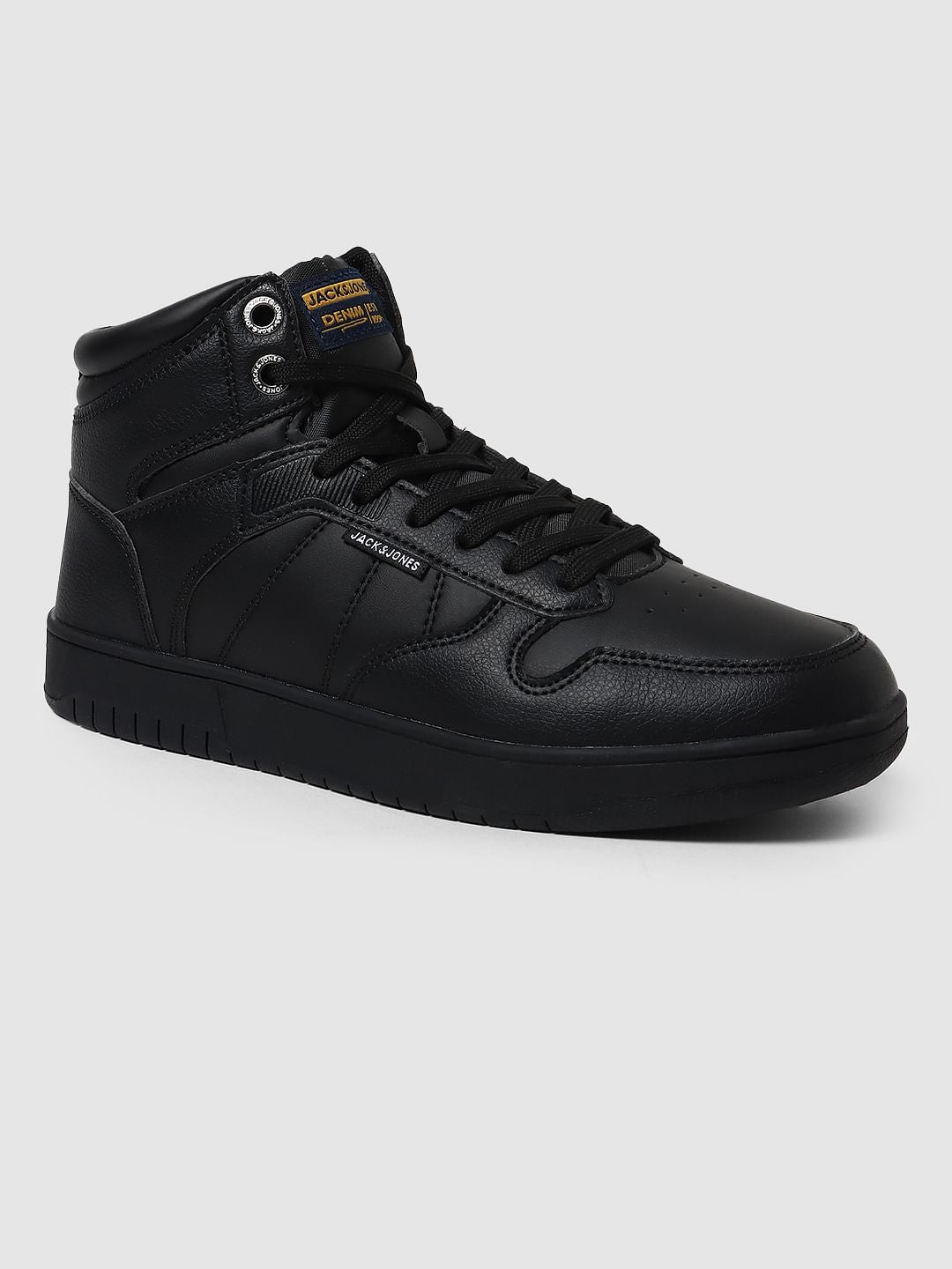 Black Hi-Top Sneakers