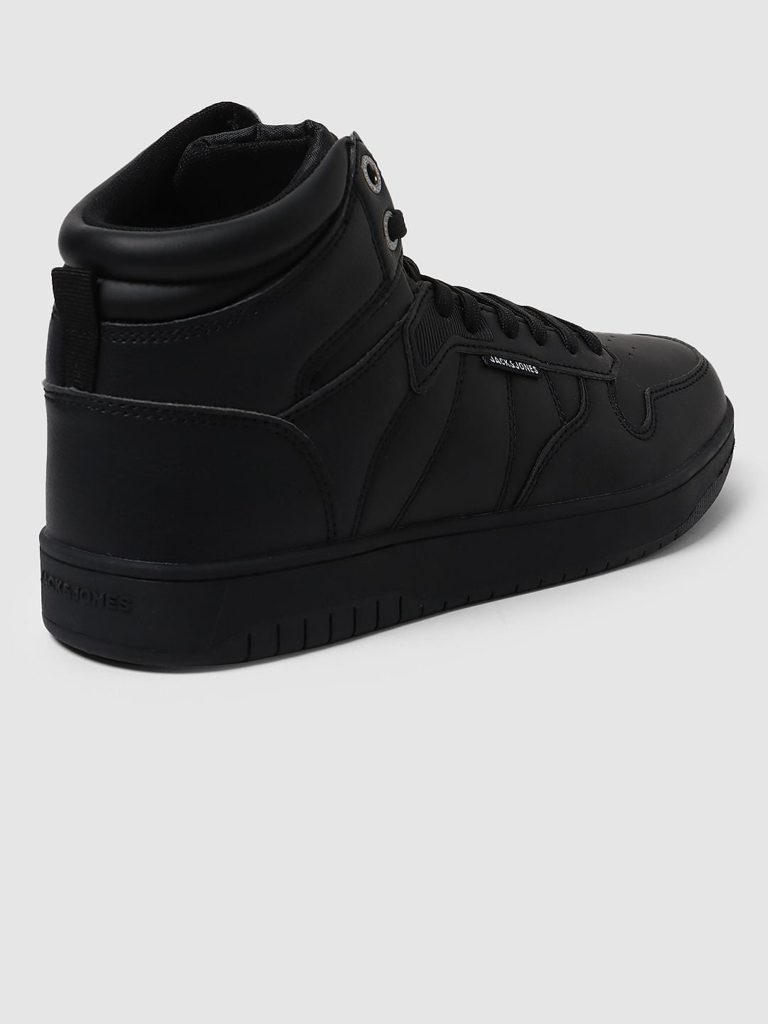 Black Hi-Top Sneakers