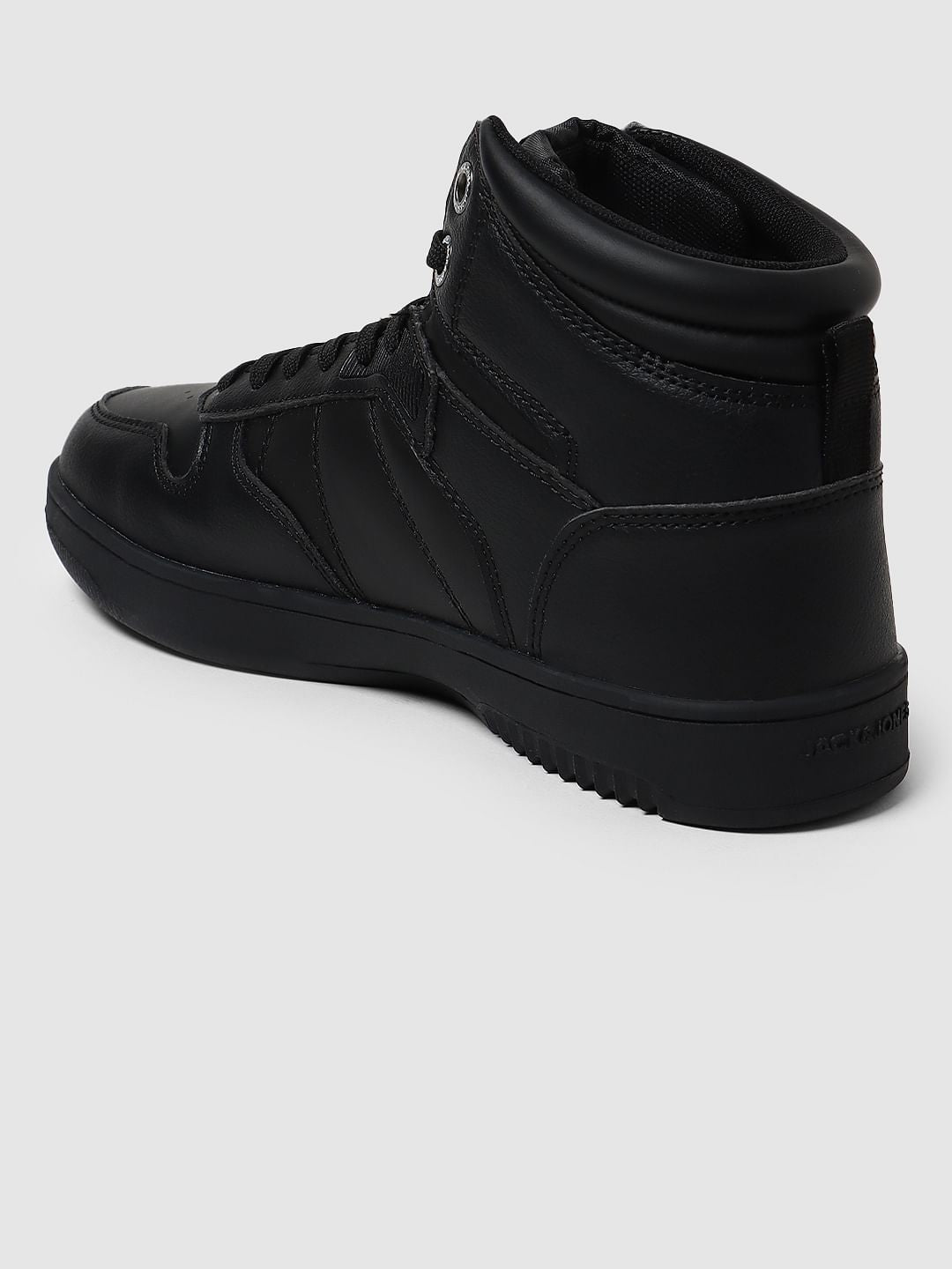 Black Hi-Top Sneakers