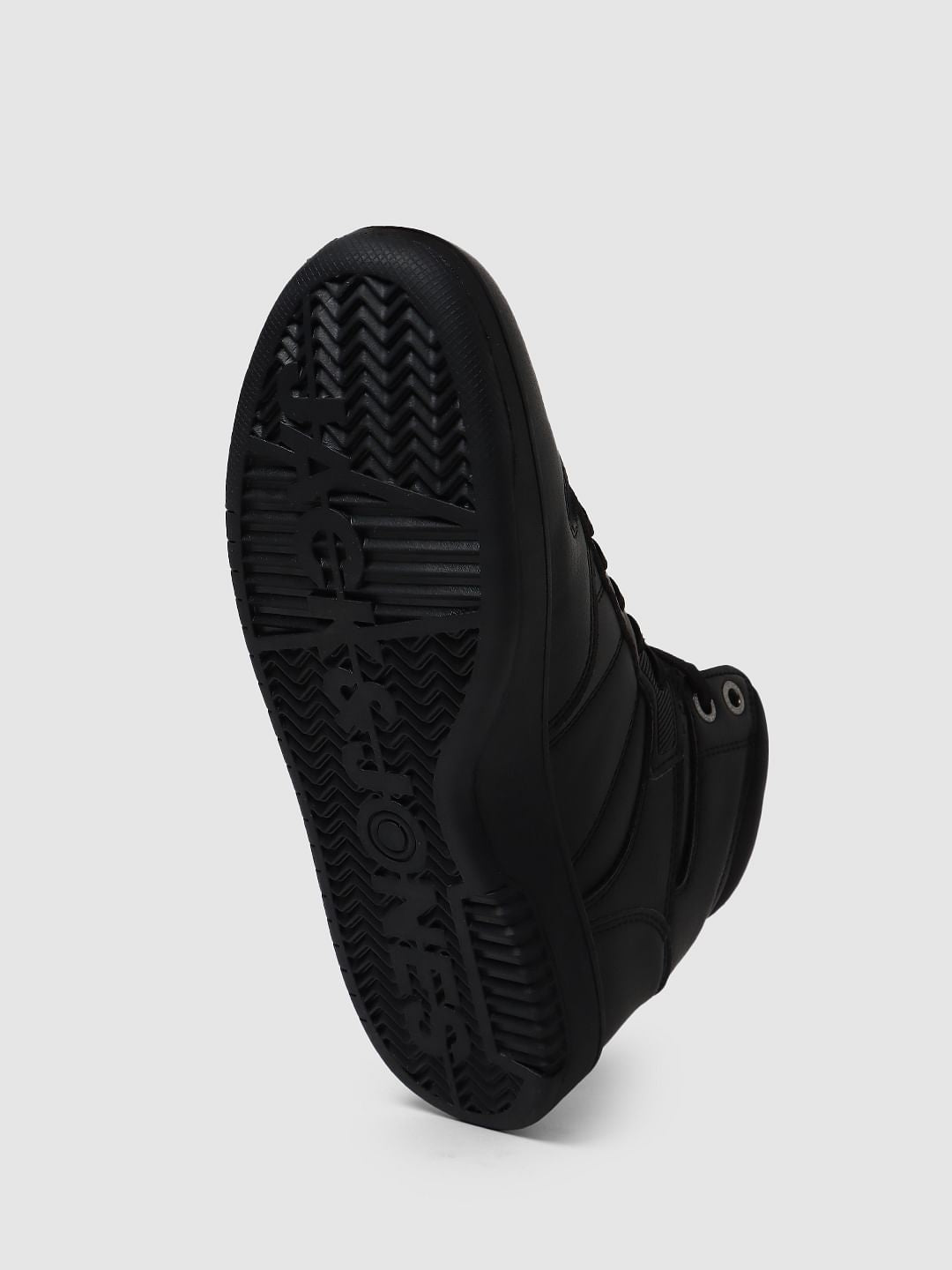 Black Hi-Top Sneakers