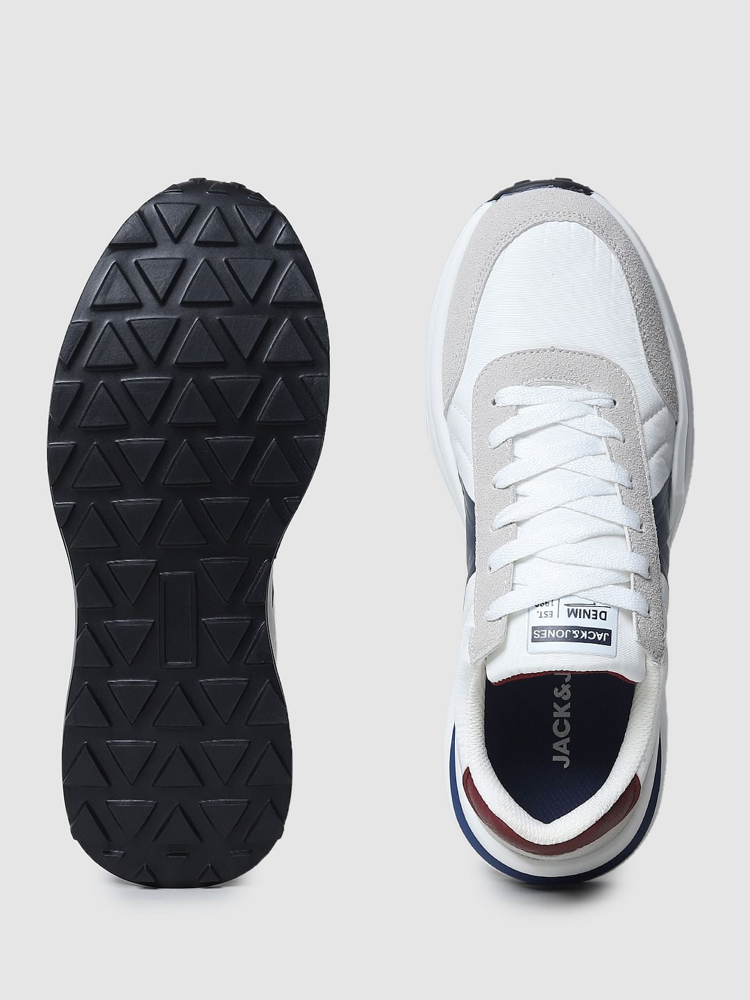 White Tape Detail Sneakers