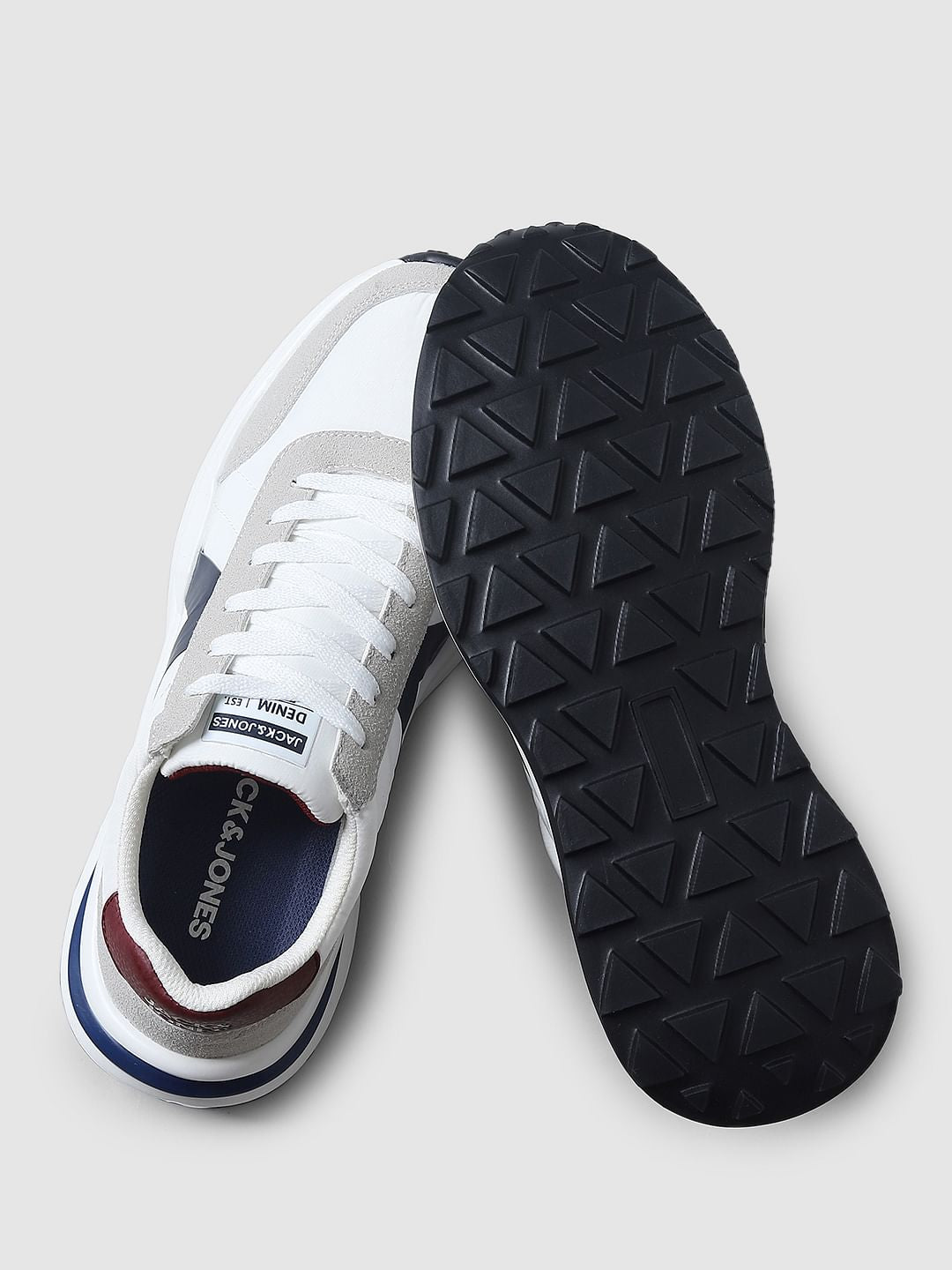 White Tape Detail Sneakers