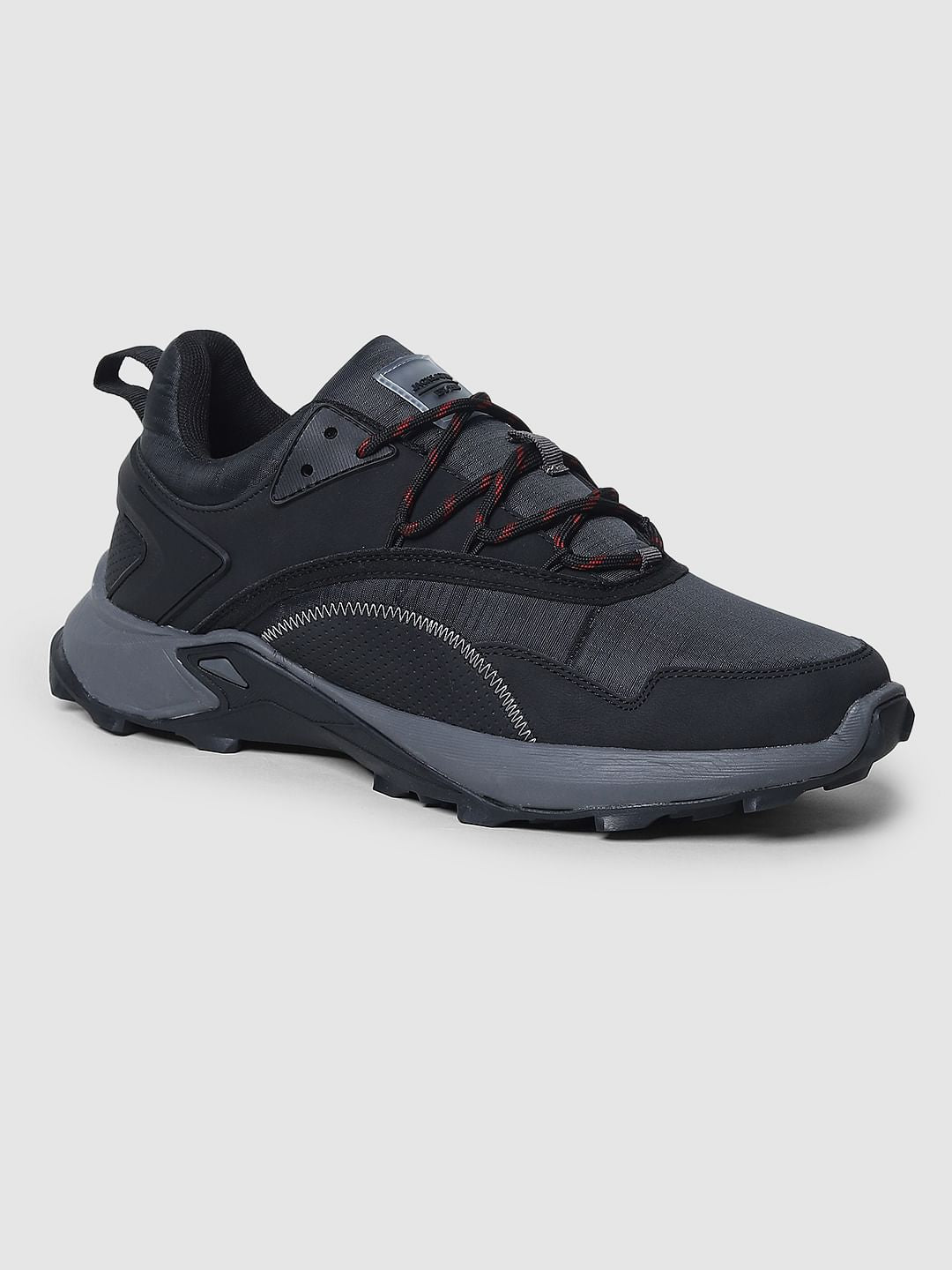 Black Colourblocked Sneakers