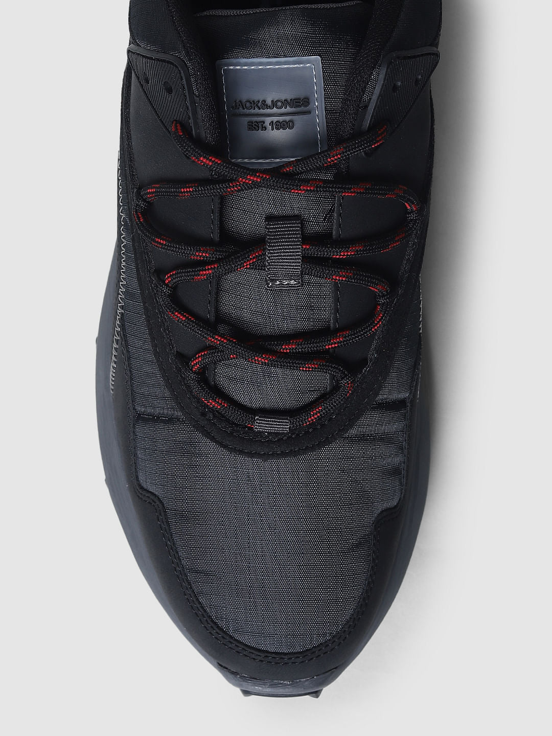 Black Colourblocked Sneakers