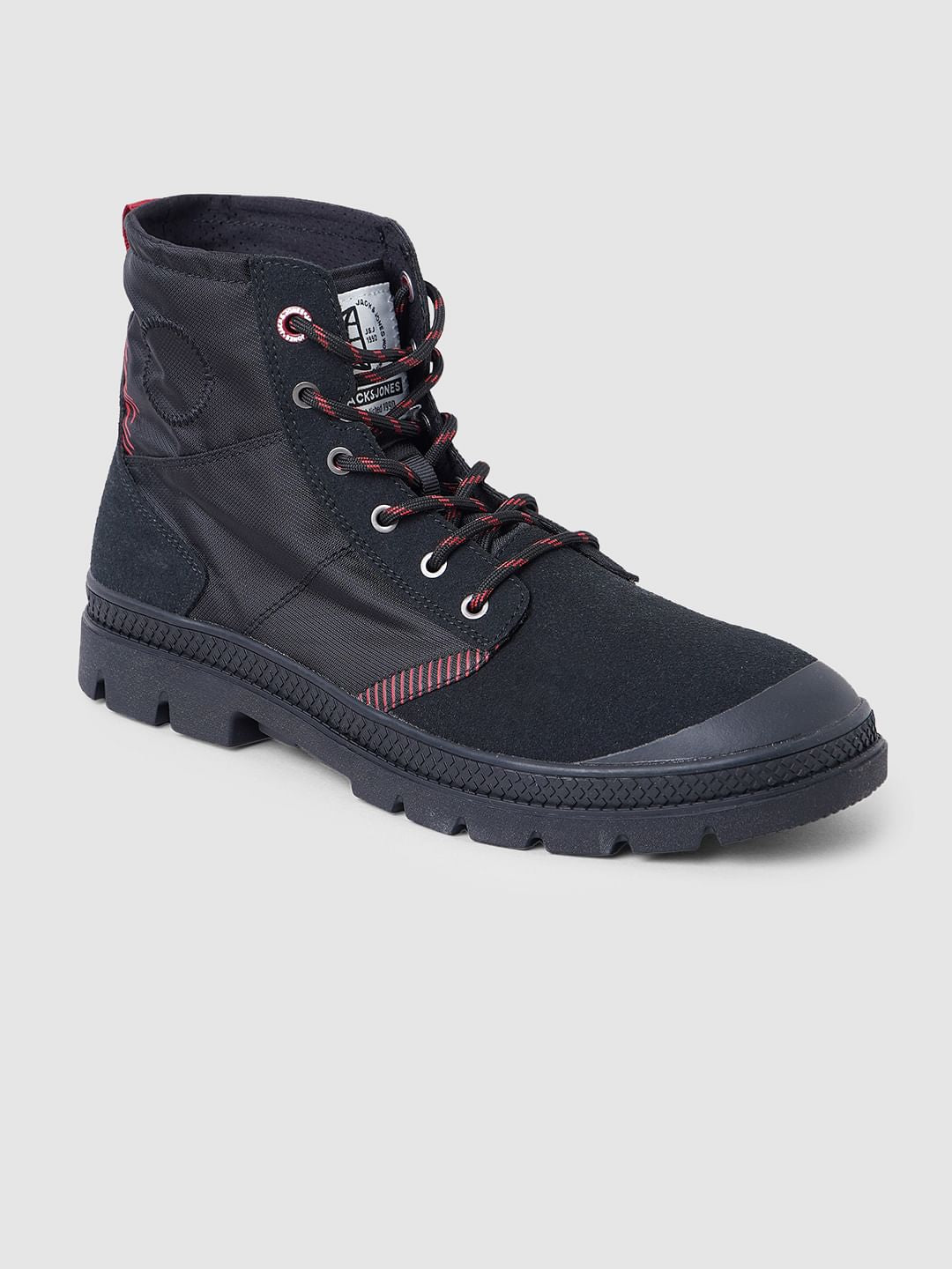 Black High-Top Boots