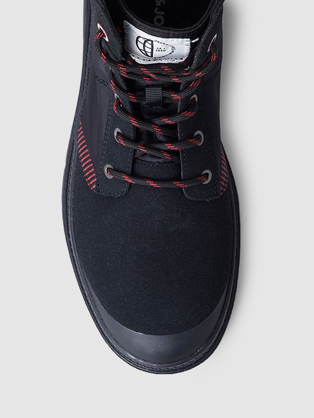 Black High-Top Boots