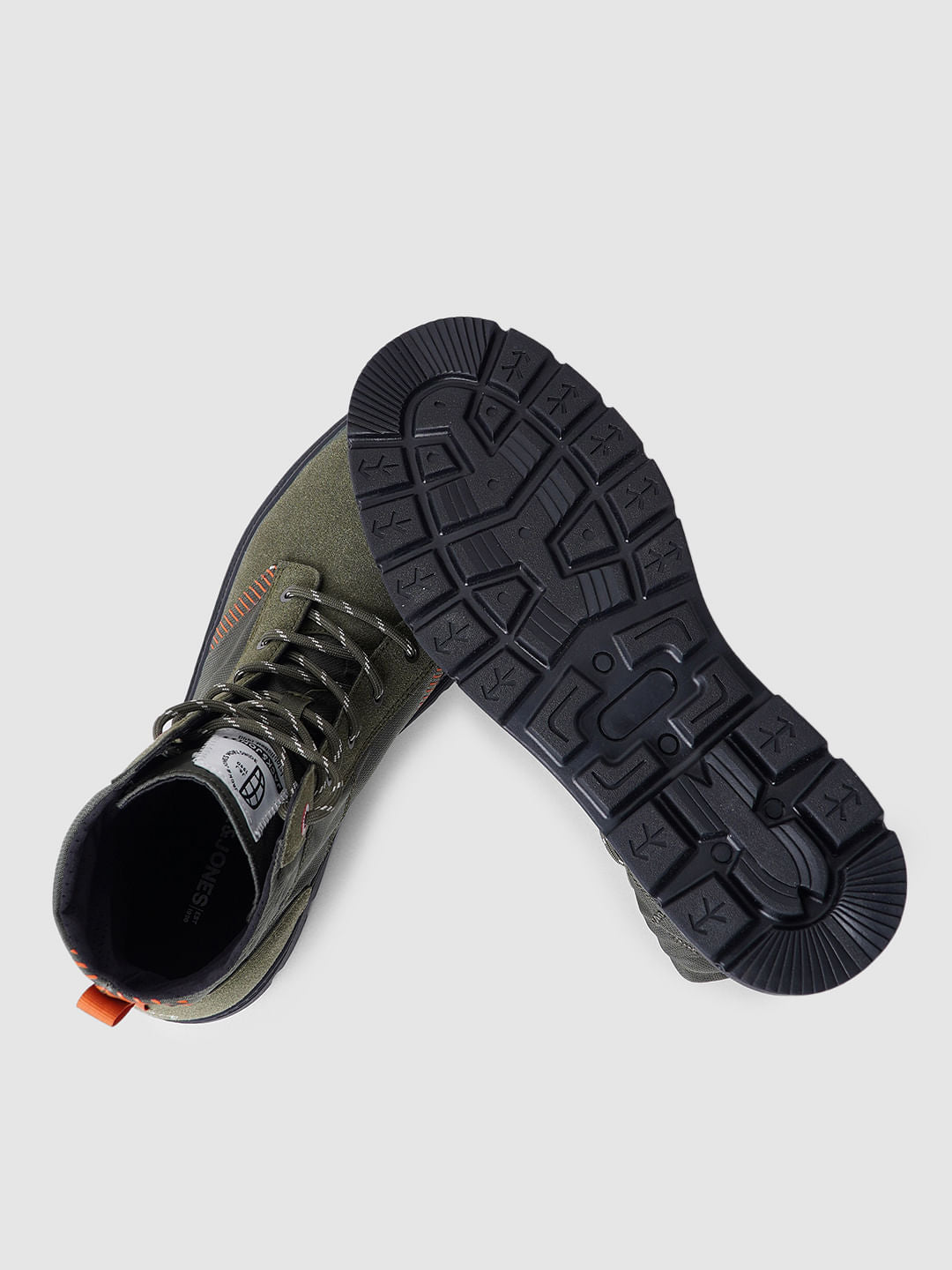 Green High-Top Boots