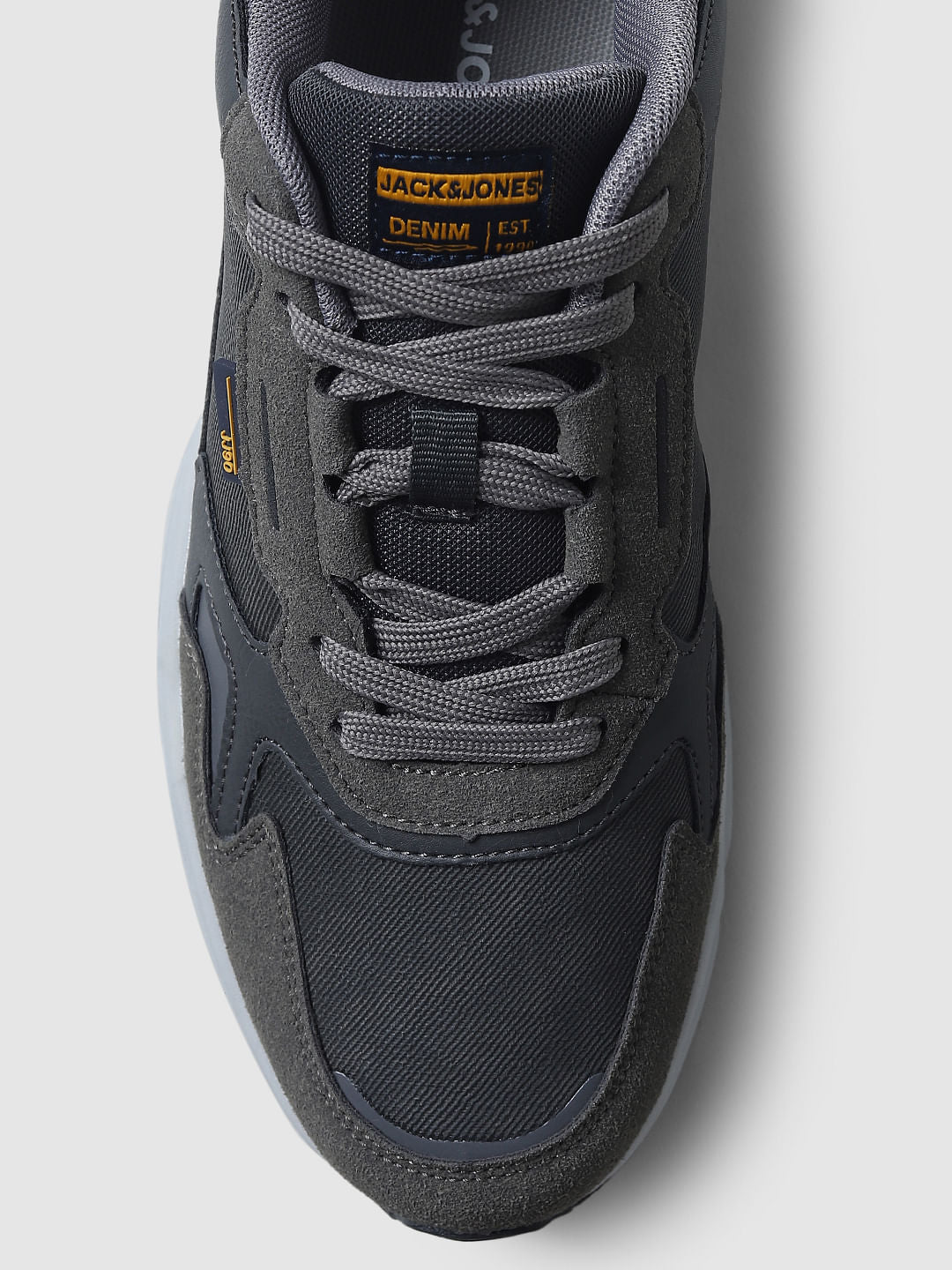Grey Colourblocked Sneakers