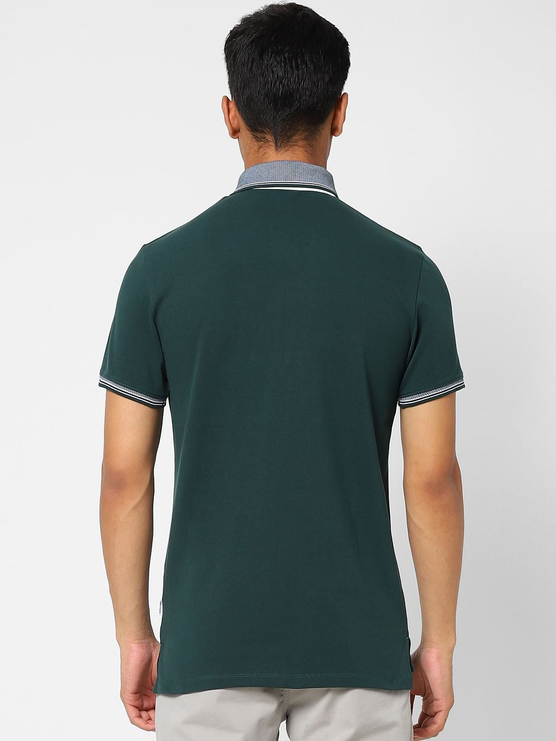 Green Polo Neck T-shirt