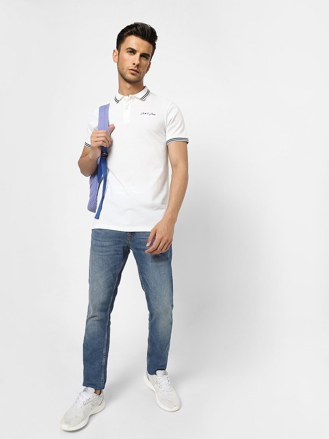 White Polo T-shirt