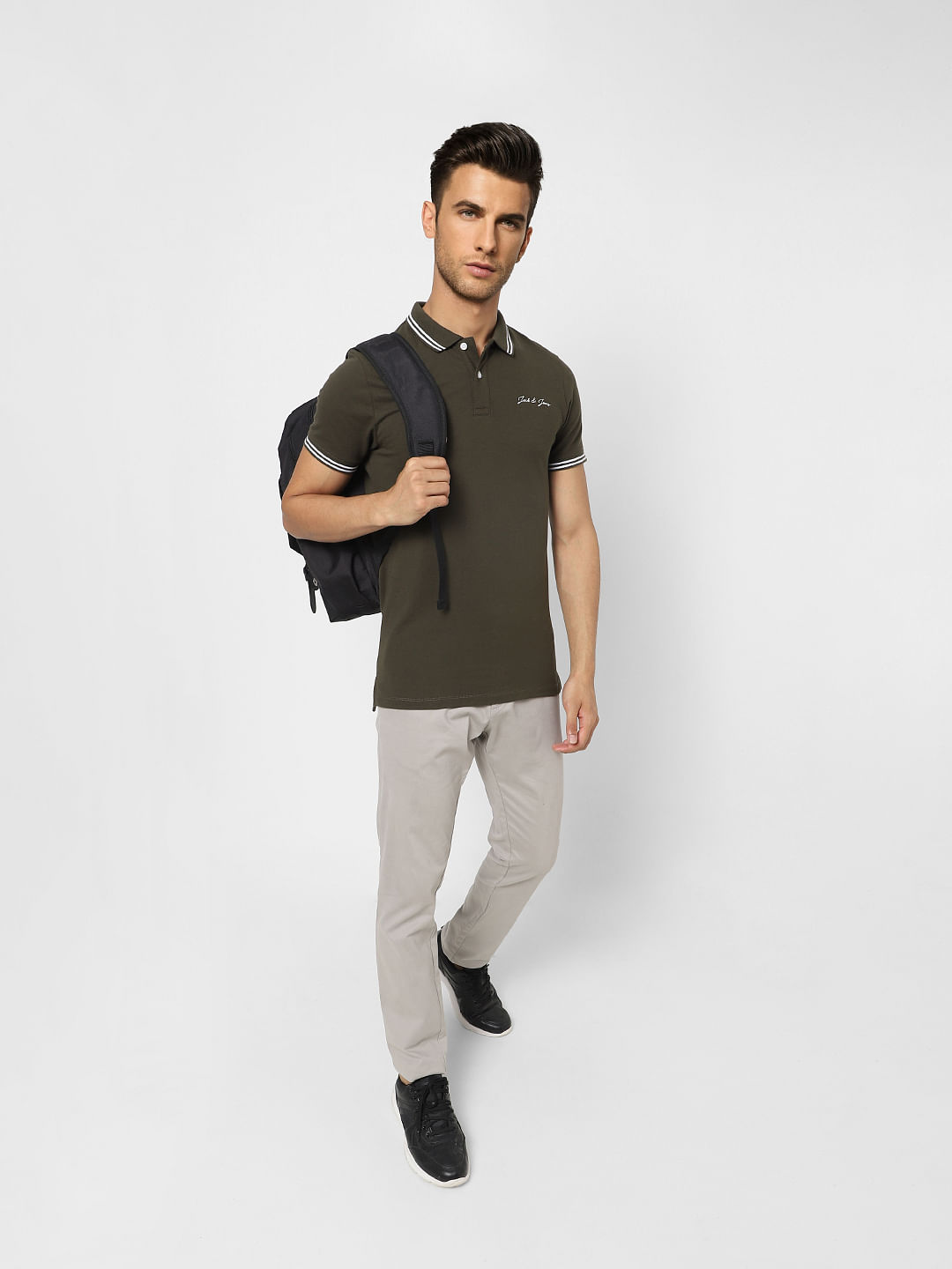 Olive Polo T-shirt