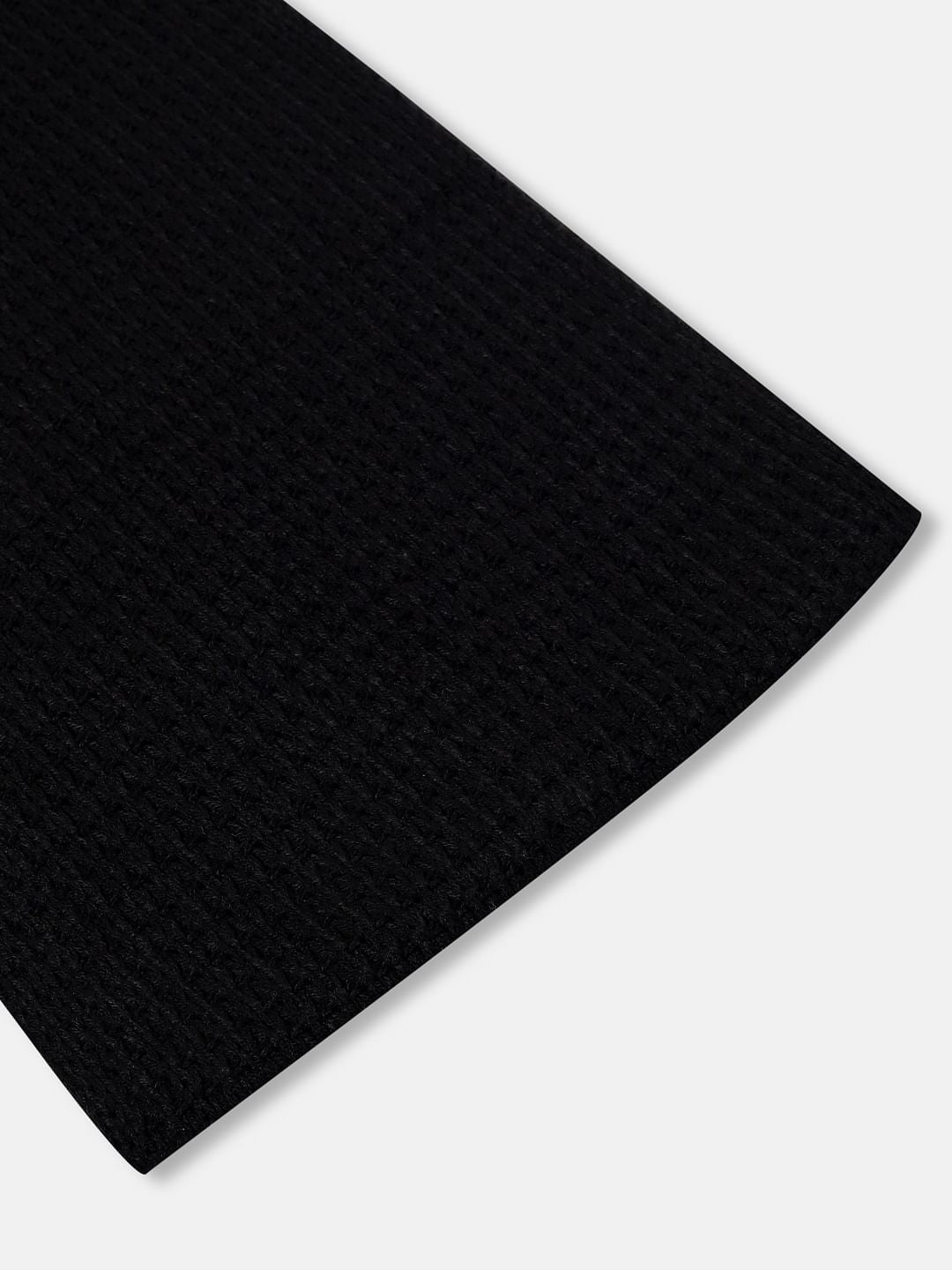 Black Knit Tube Scarf