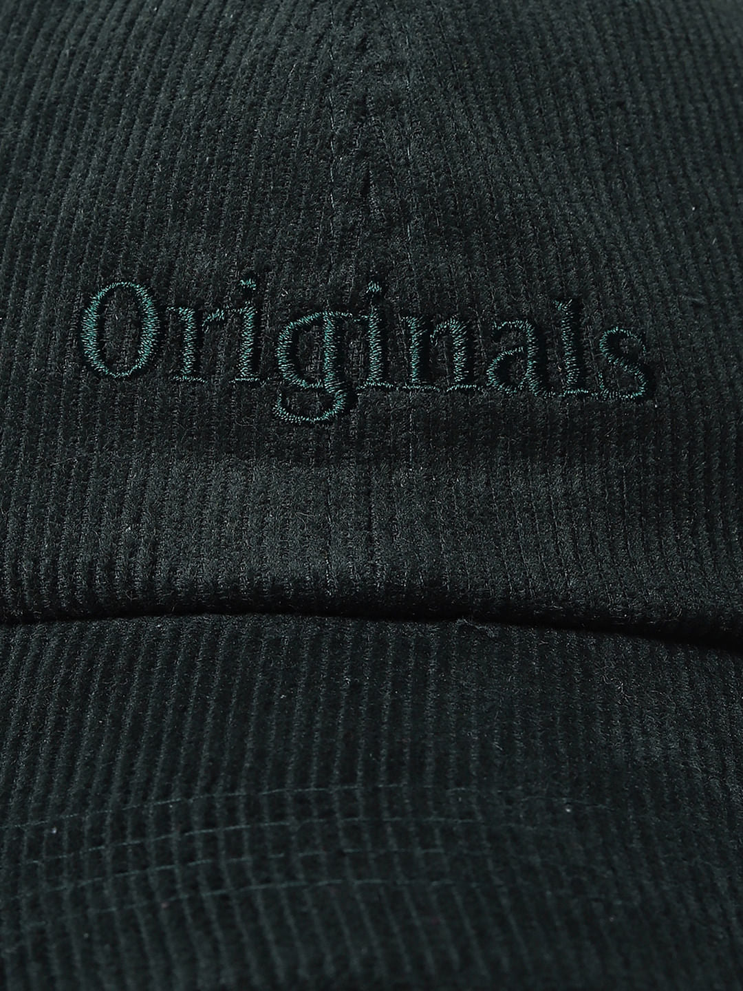 Green Corduroy Cap