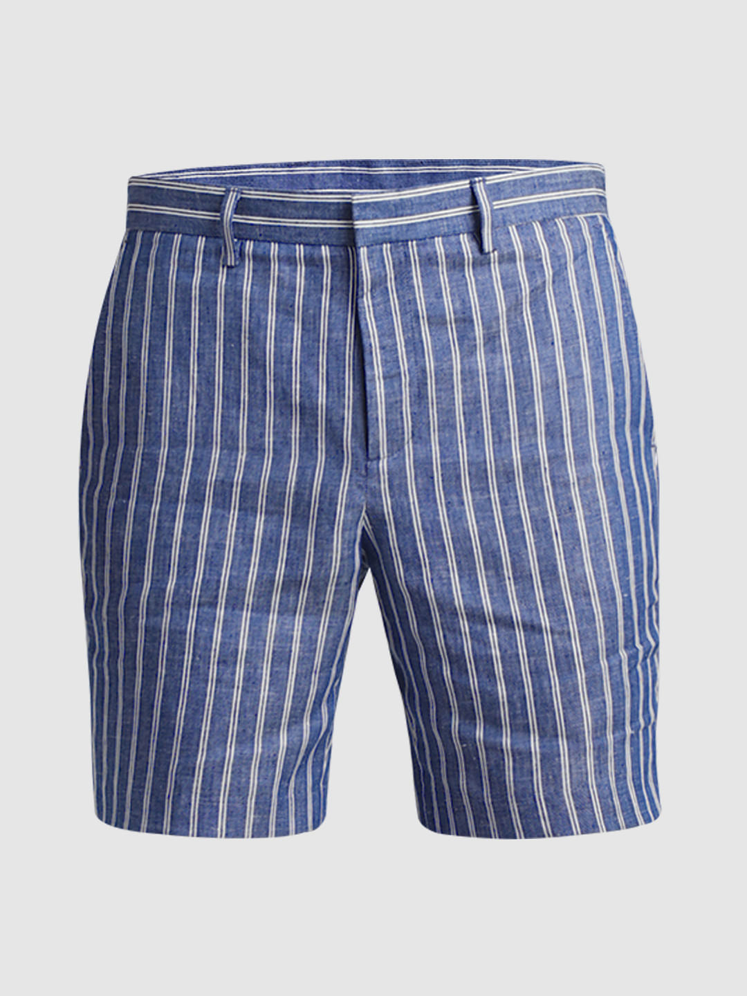 Blue Striped Co-ord Set Shorts