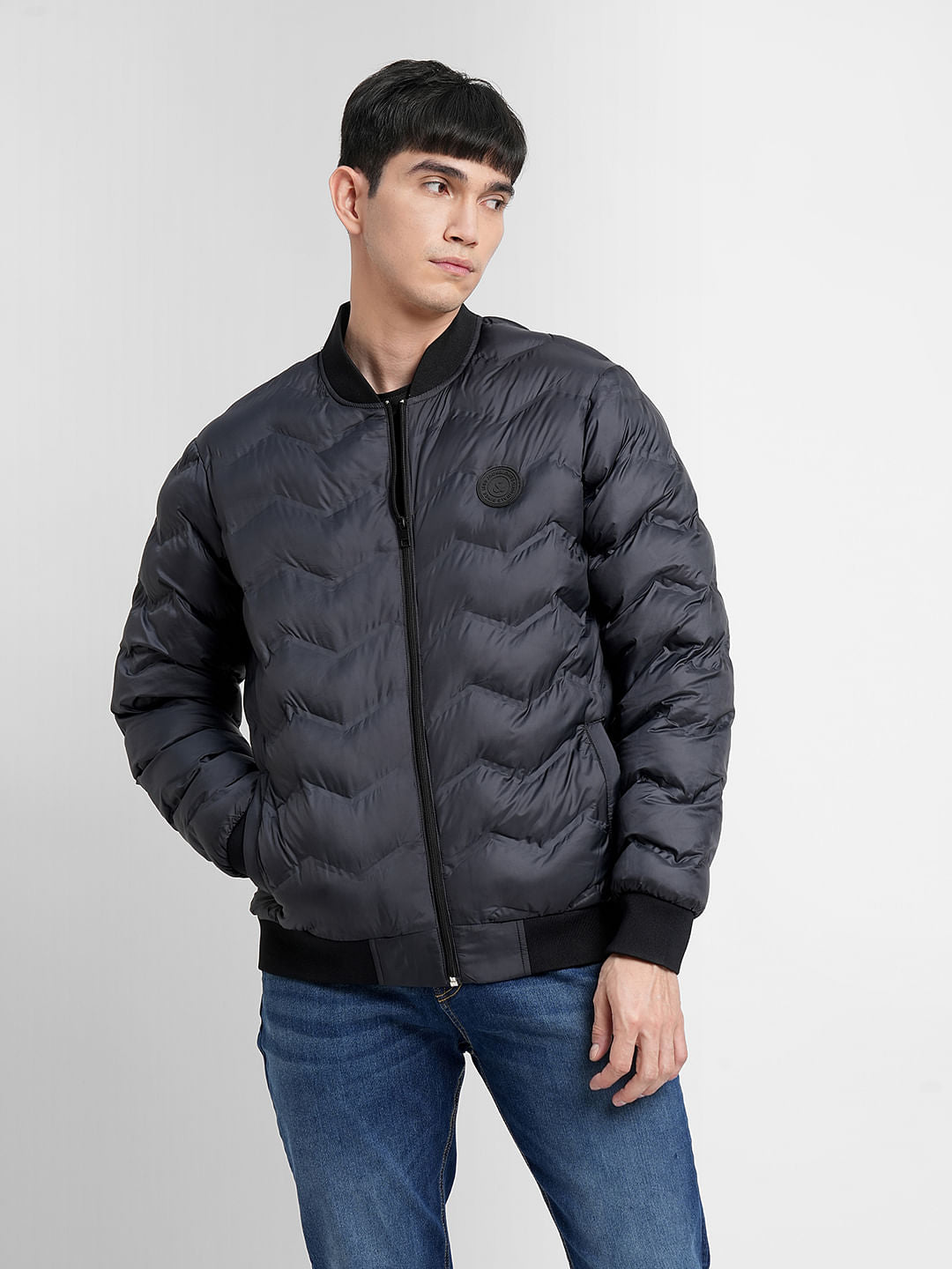 Dark Grey Puffer Jacket