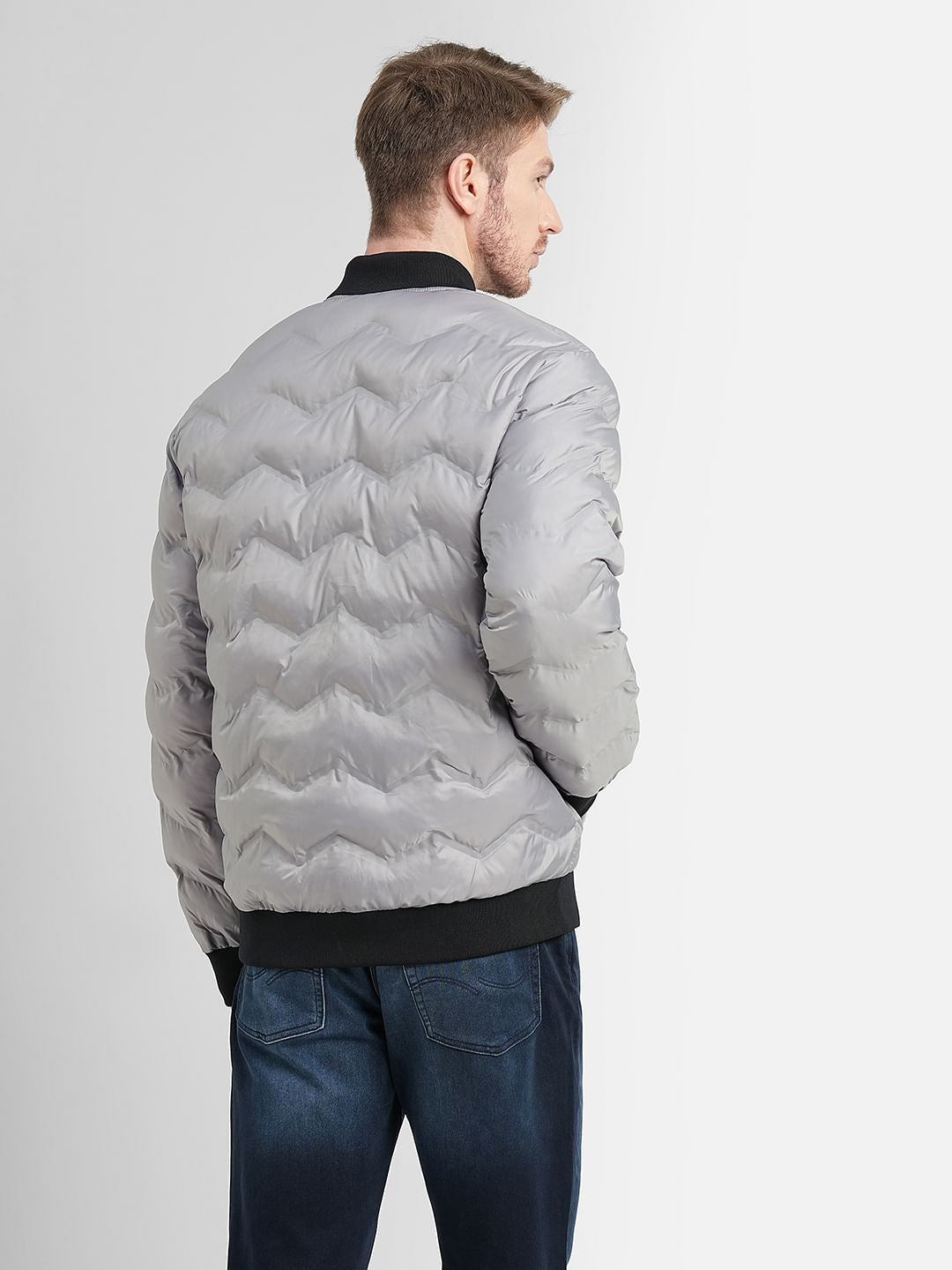 Light Grey Puffer Jacket