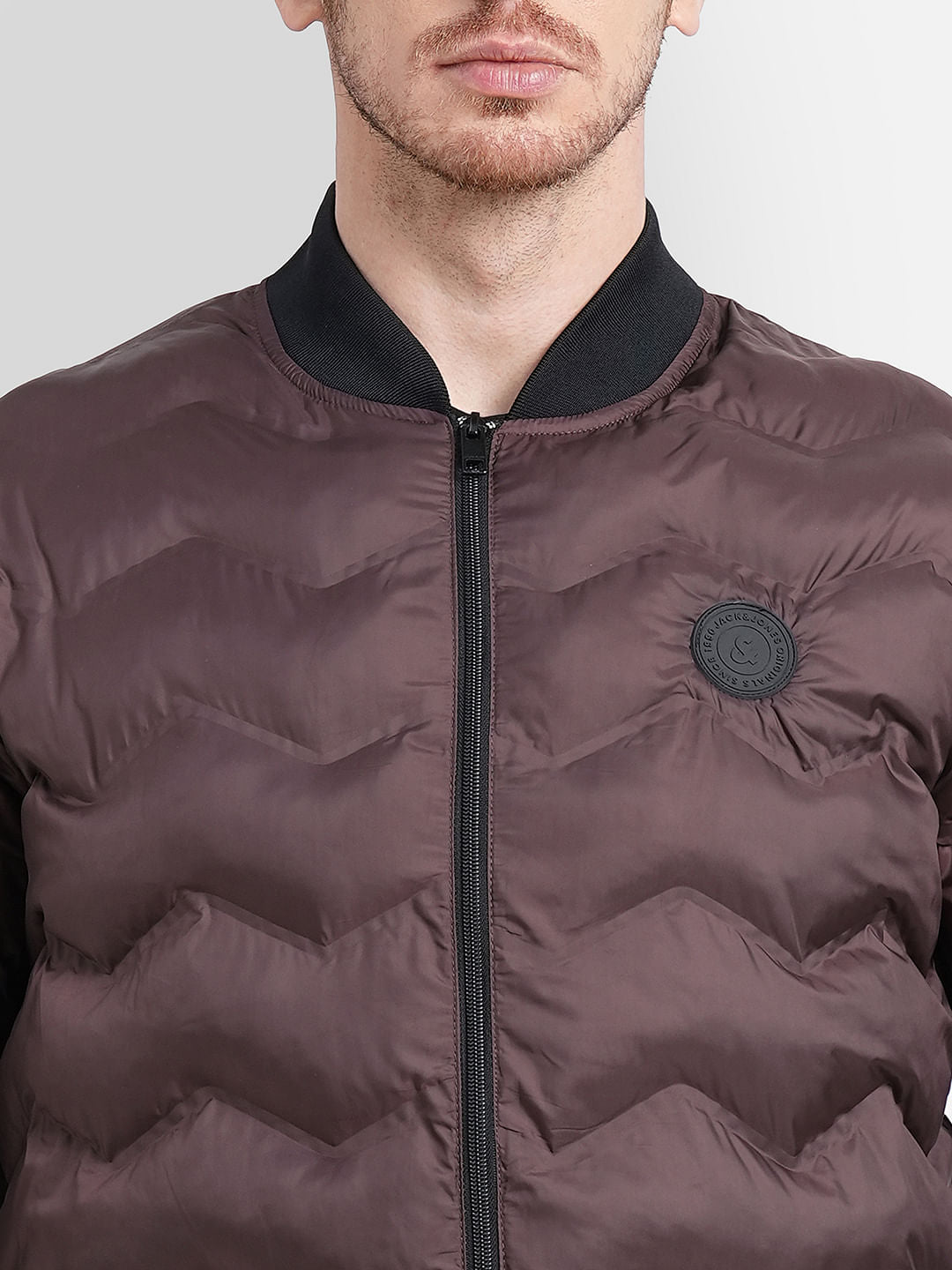 Burgundy Puffer Jacket