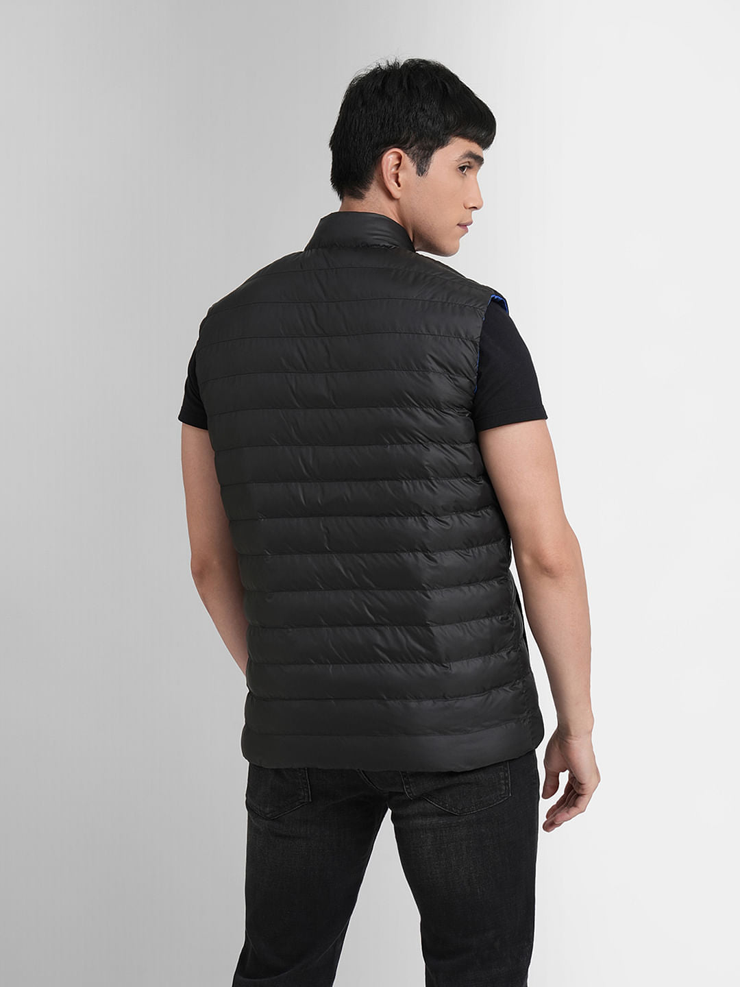 Grey Reversible Body Warmer Vest
