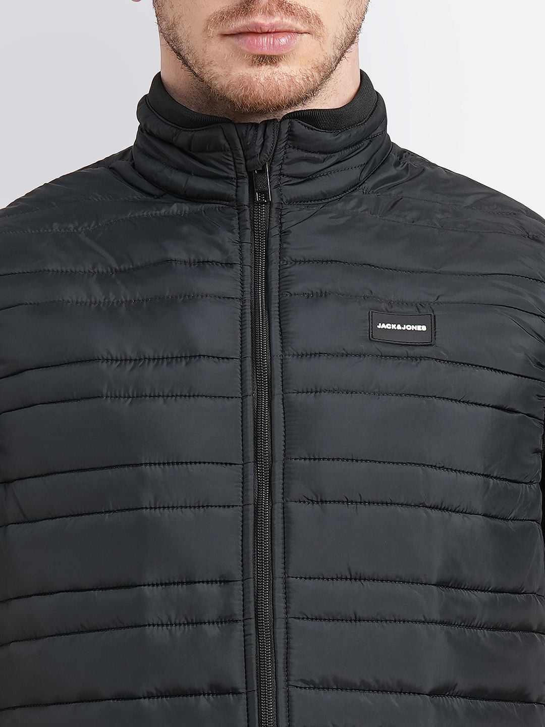 Black Zip-Up Body Warmer Vest