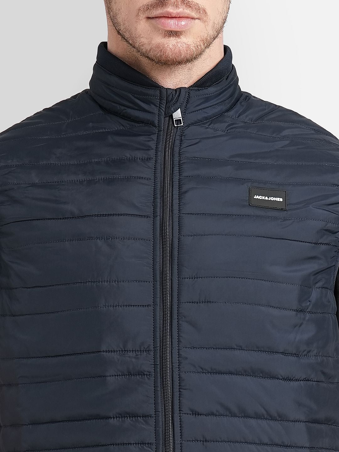 Navy Blue Zip-Up Body Warmer Vest