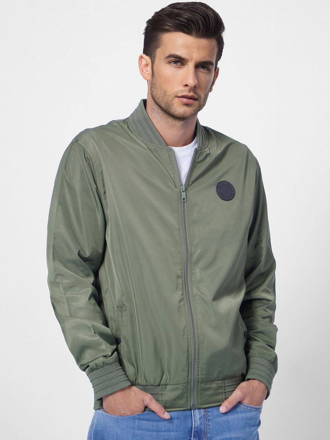 Green Bomber Jacket