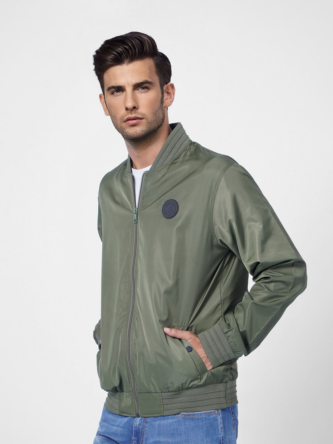 Green Bomber Jacket