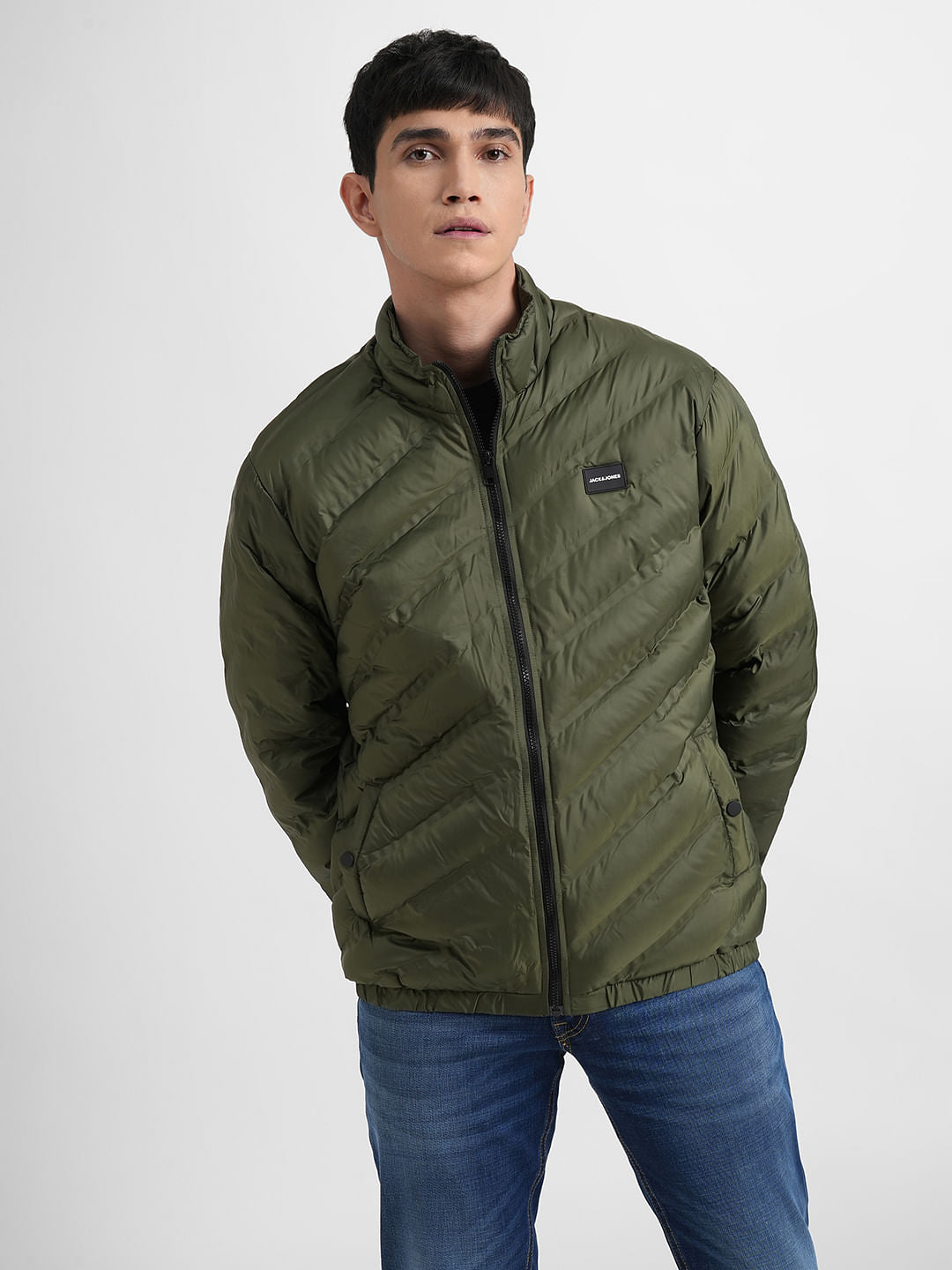 Dark Green Puffer Jacket