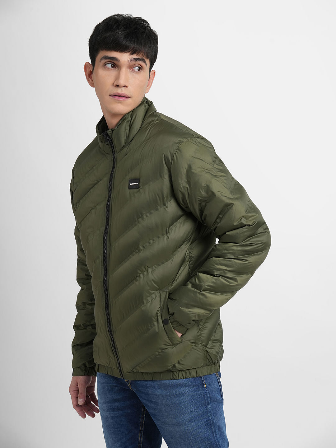 Dark Green Puffer Jacket