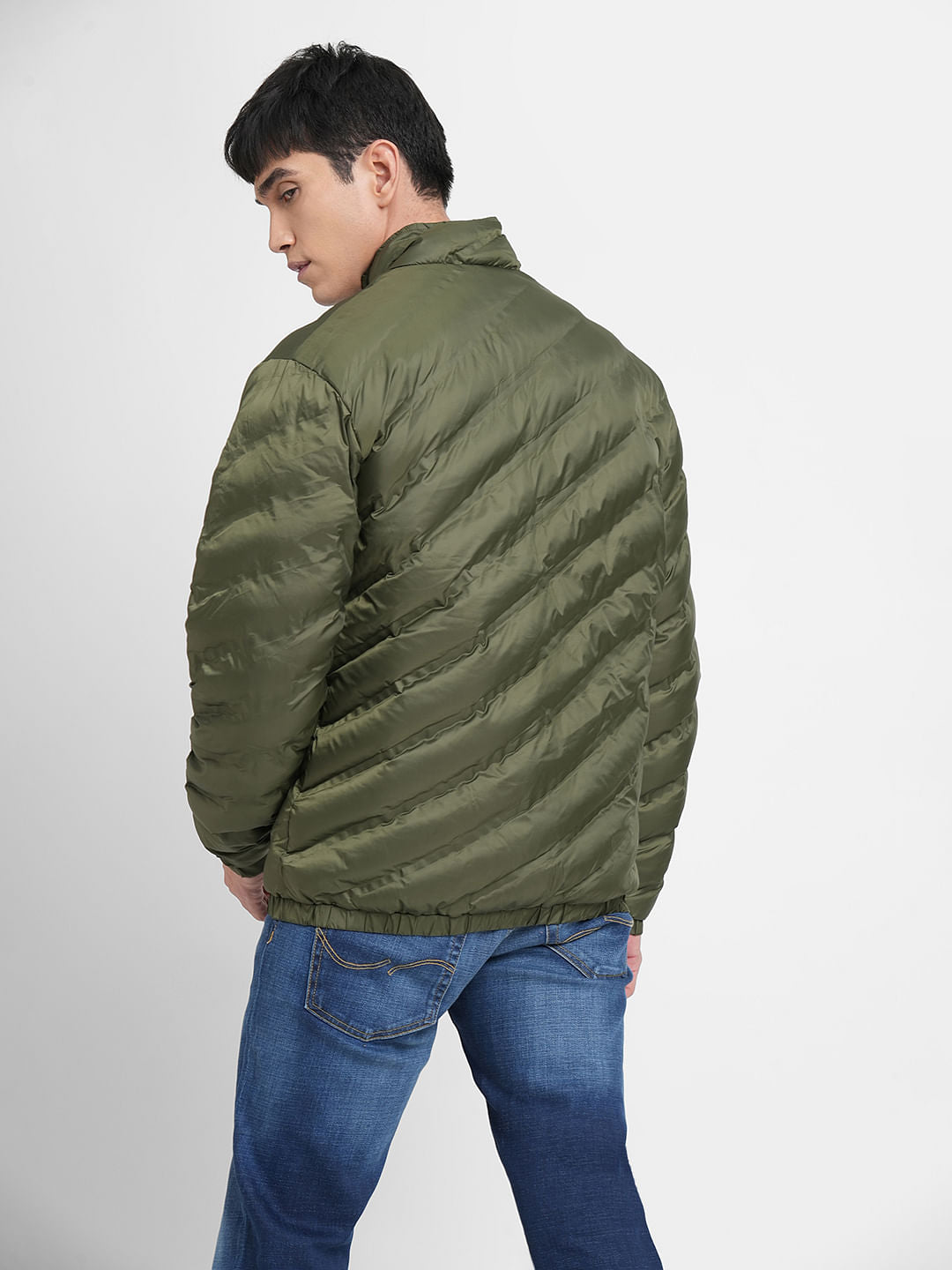 Dark Green Puffer Jacket