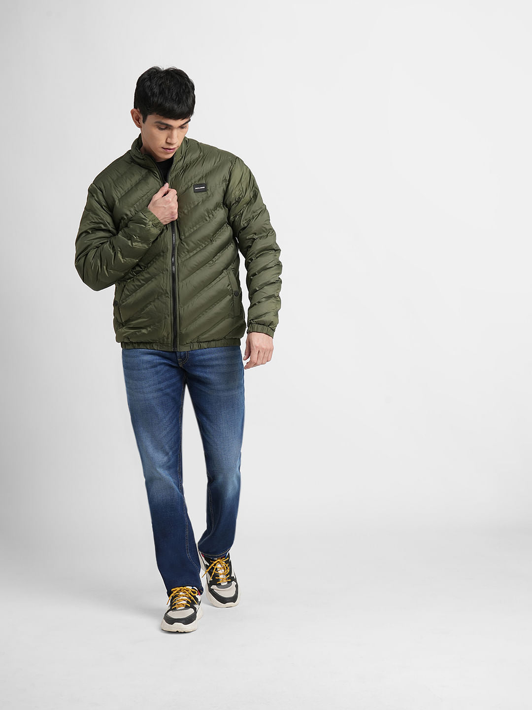 Dark Green Puffer Jacket