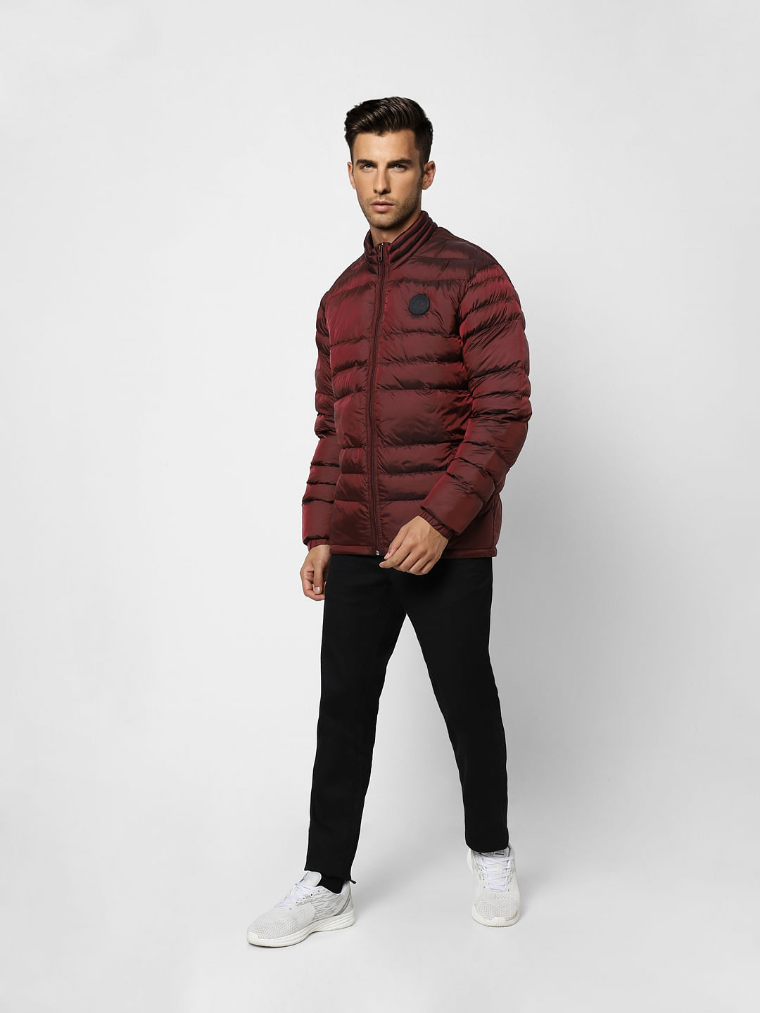 Maroon Puffer Jacket