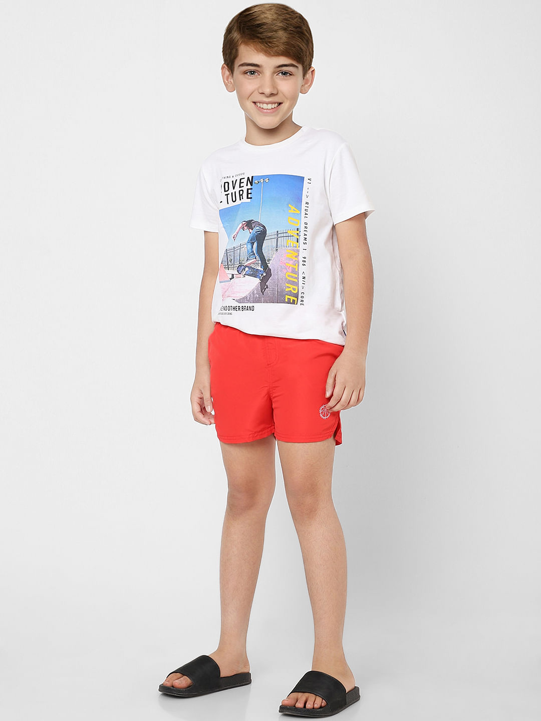 Red Swimshorts - 128/8Y